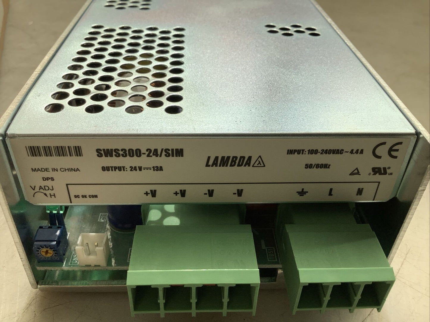 LAMBDA SWS300-24/SIM POWER SUPPLY 24V 13A 100-240VAC U3S