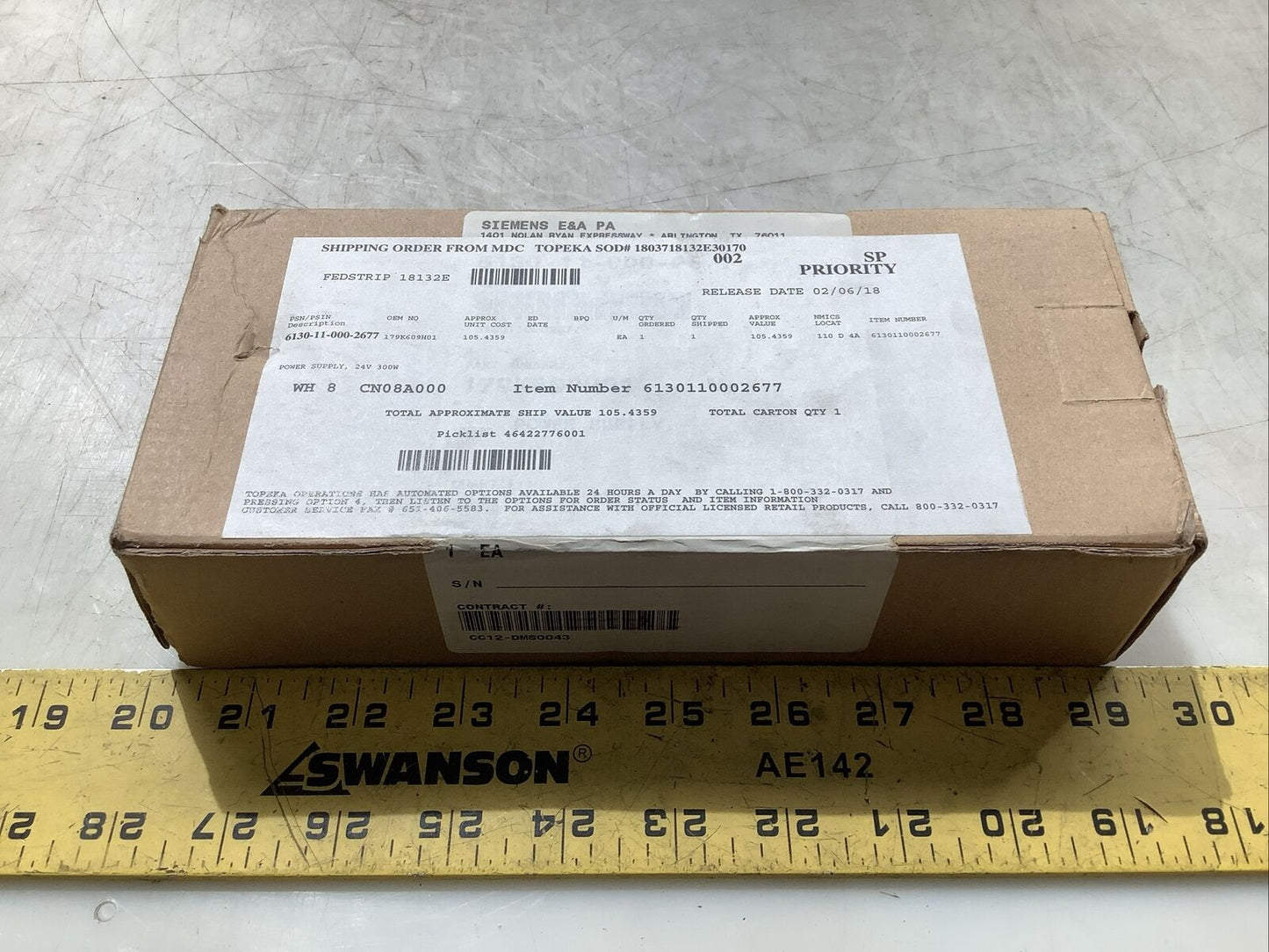 LAMBDA SWS300-24/SIM POWER SUPPLY 24V 13A 100-240VAC U3S