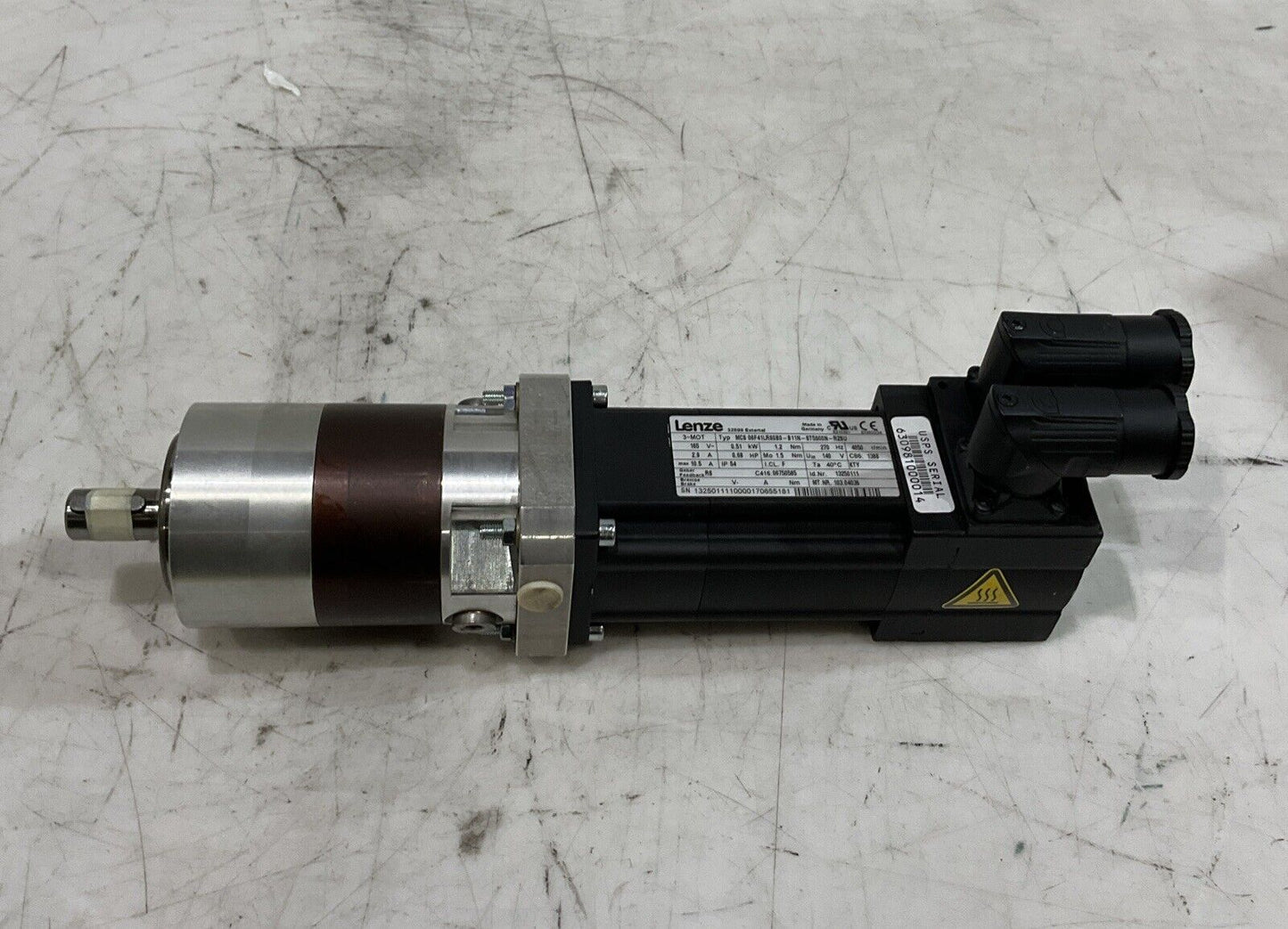LENZE MCS06F41LRSOB0-B11N-ST5SOON-R2SU VOGEL 460133 GEAR-MOTOR ASSEMBLY U3S