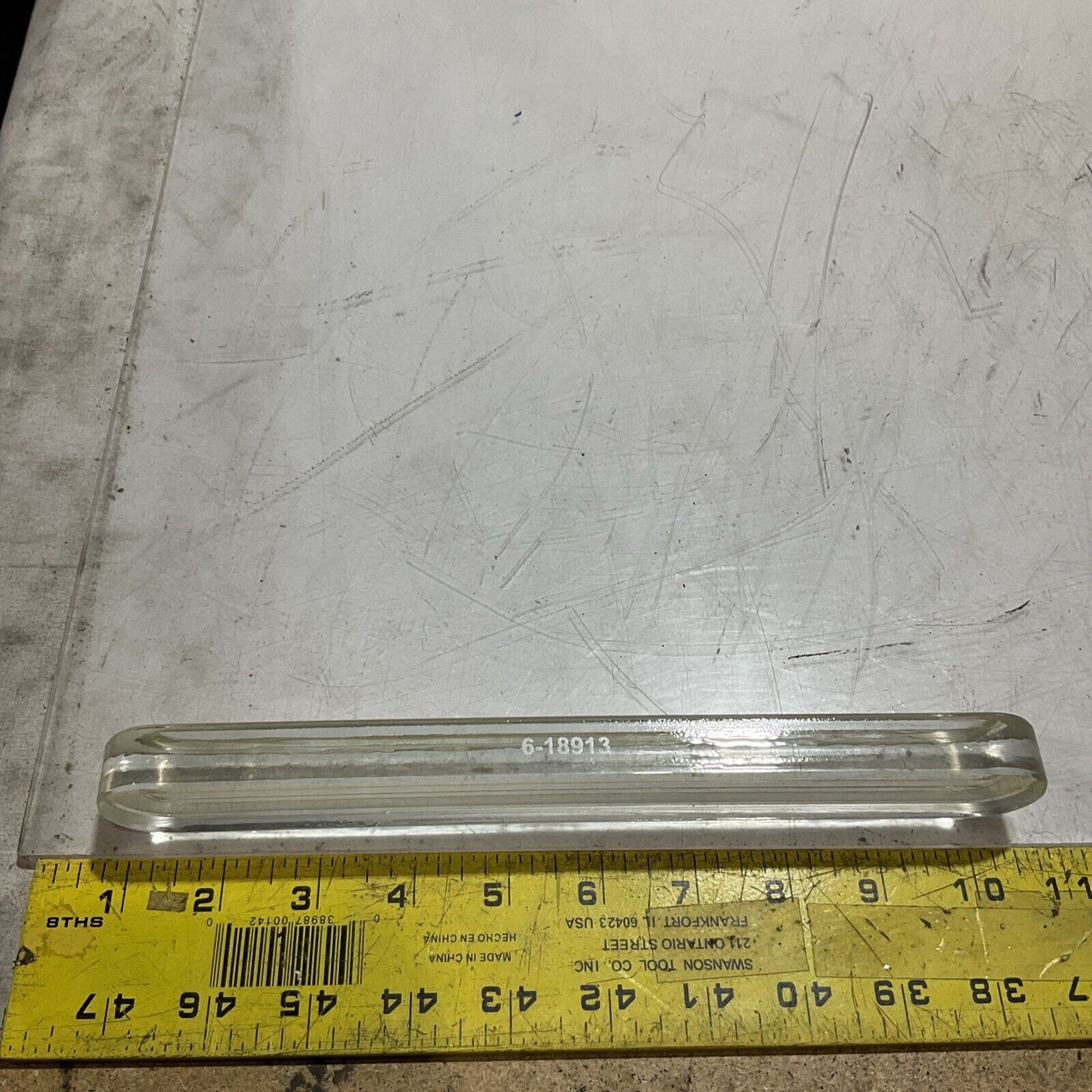MAXOS 6-18913 BOROSILICATE SAFETY SIGHT GLASS 554