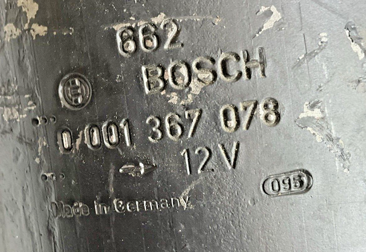 662 BOSCH 0-001-367-078 STARTER MOTOR P5R