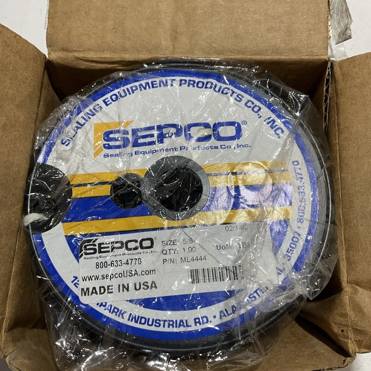 SEPCO ML4444 5/8" VALVE PUMP PACKING 554