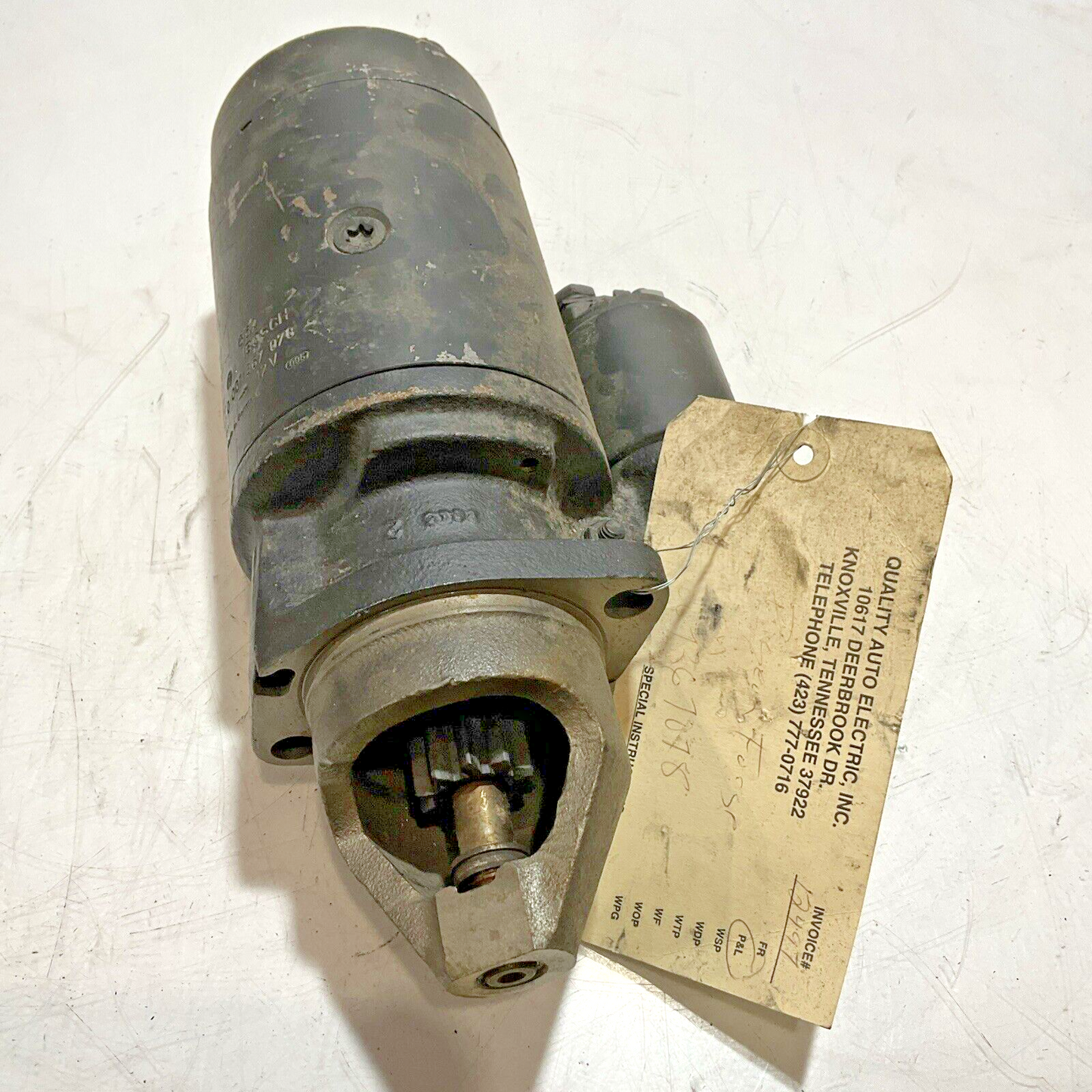 662 BOSCH 0-001-367-078 STARTER MOTOR P5R