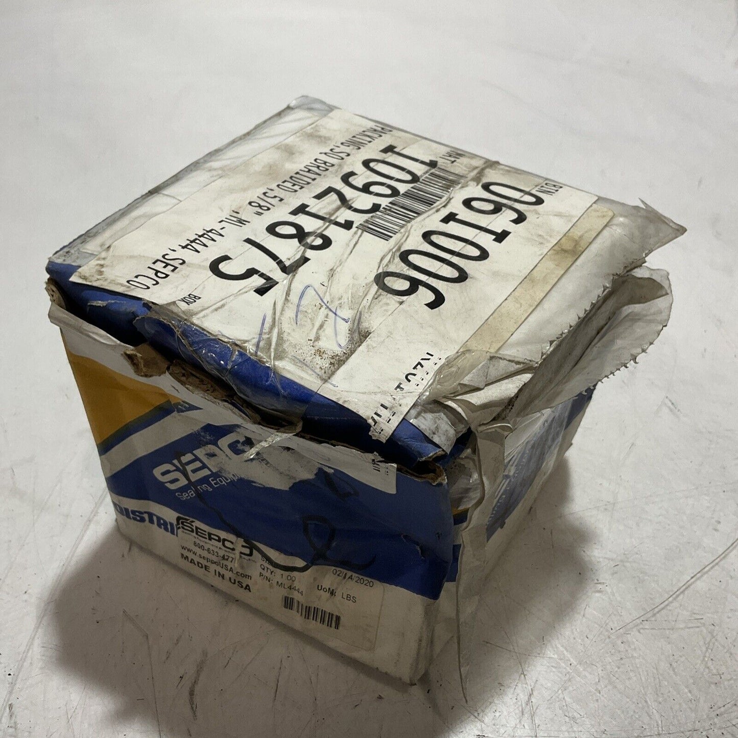 SEPCO ML4444 5/8" VALVE PUMP PACKING 554