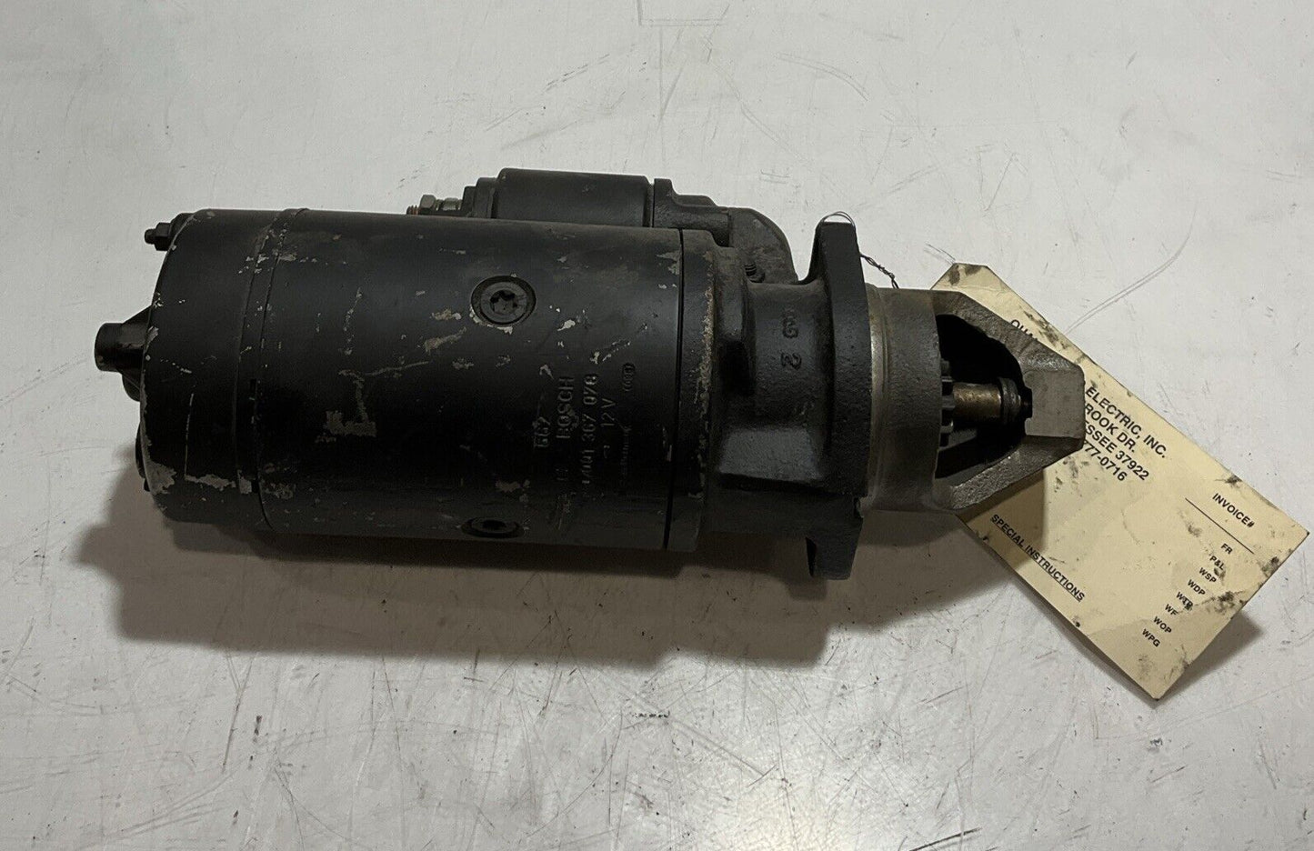 662 BOSCH 0-001-367-078 STARTER MOTOR P5R