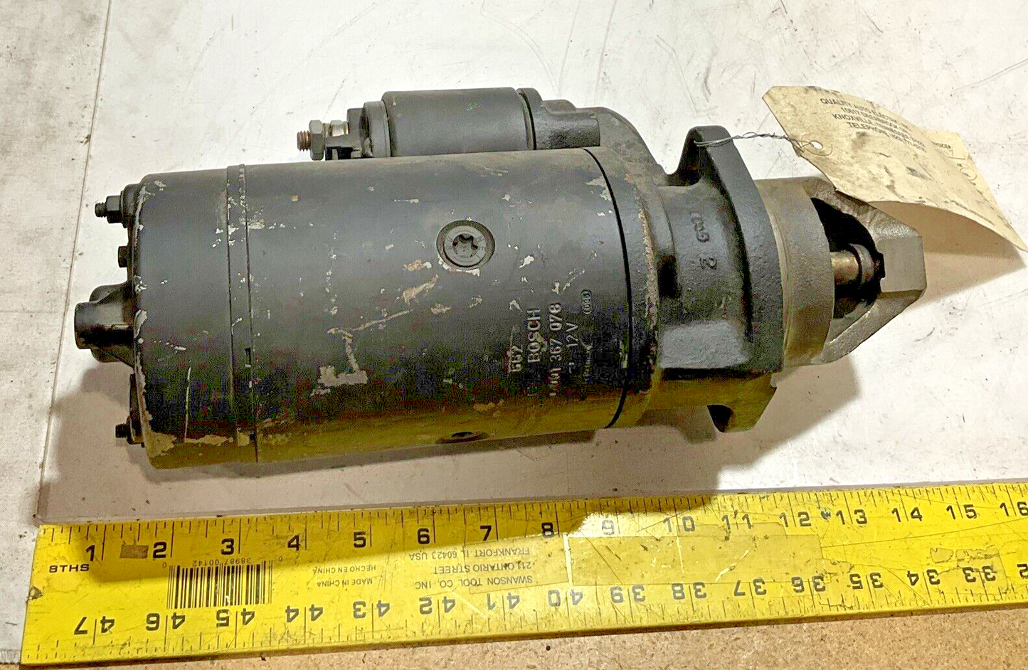 662 BOSCH 0-001-367-078 STARTER MOTOR P5R
