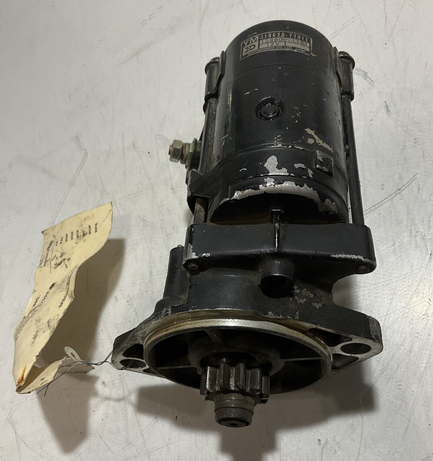 YANMAR NIPPON DENSO 119620-77011 STARTER MOTOR N5P