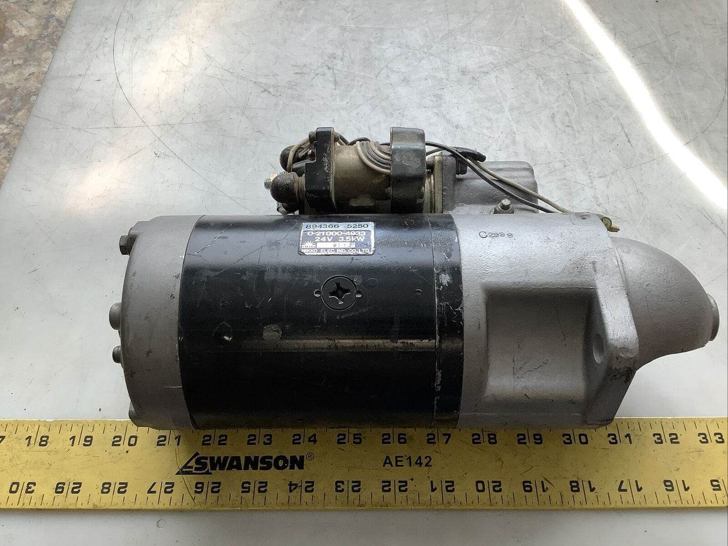 NIKKO 0-21000-4933 STARTER 24V 3.5KW P5R