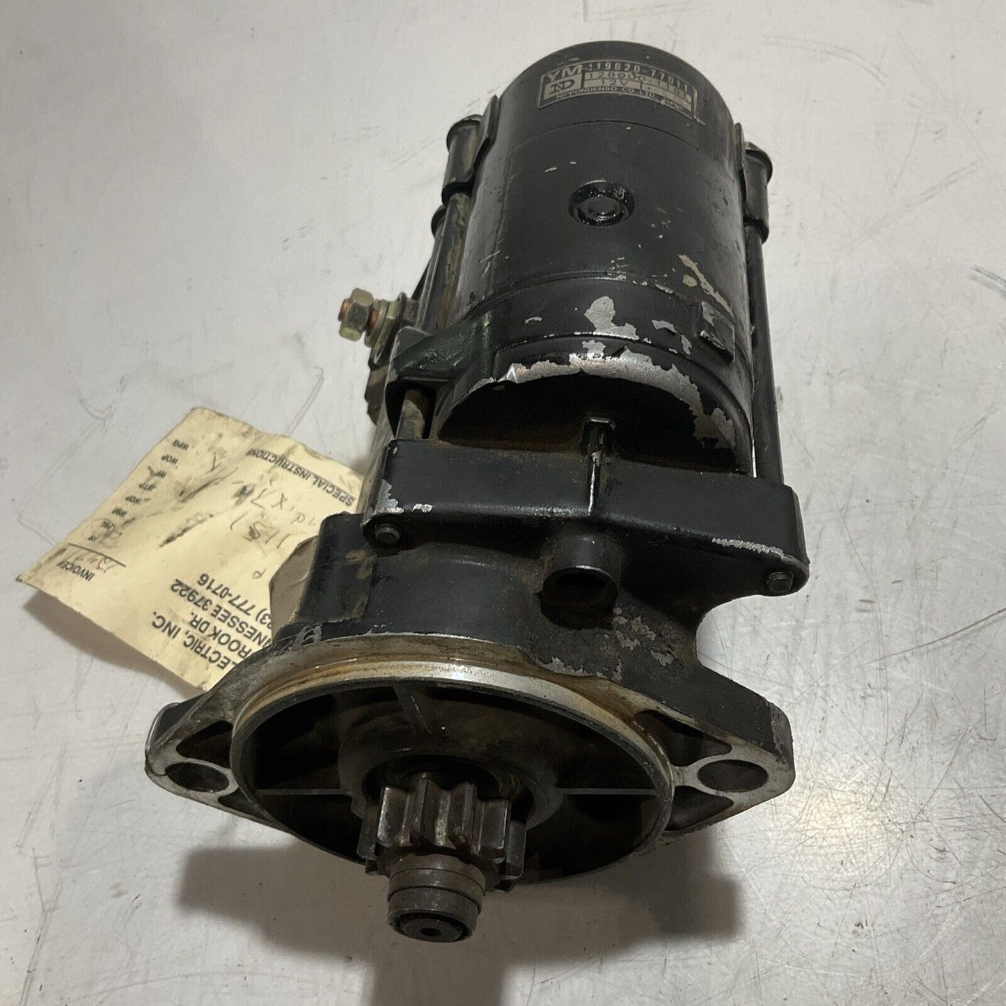 YANMAR NIPPON DENSO 119620-77011 STARTER MOTOR N5P