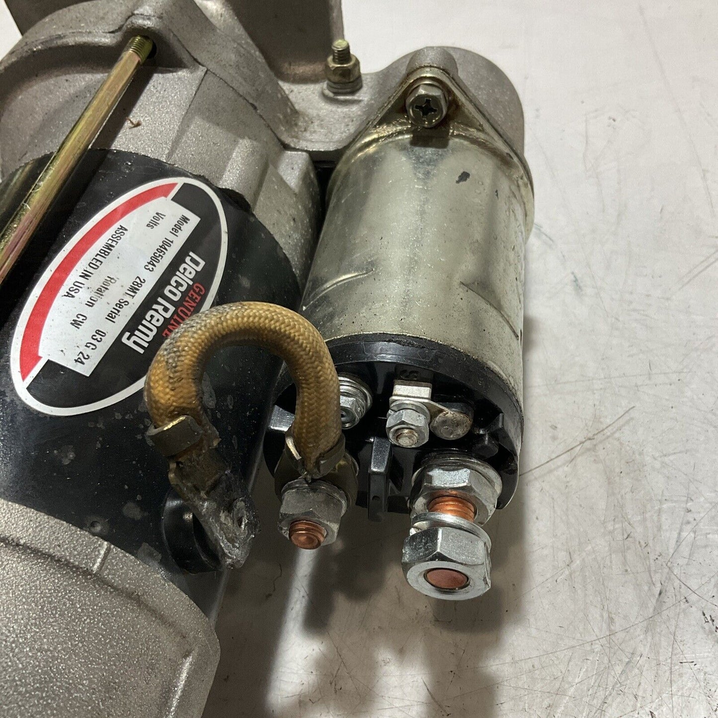 GENUINE DELCO REMY 10465043 REMAN STARTER MOTOR P5R