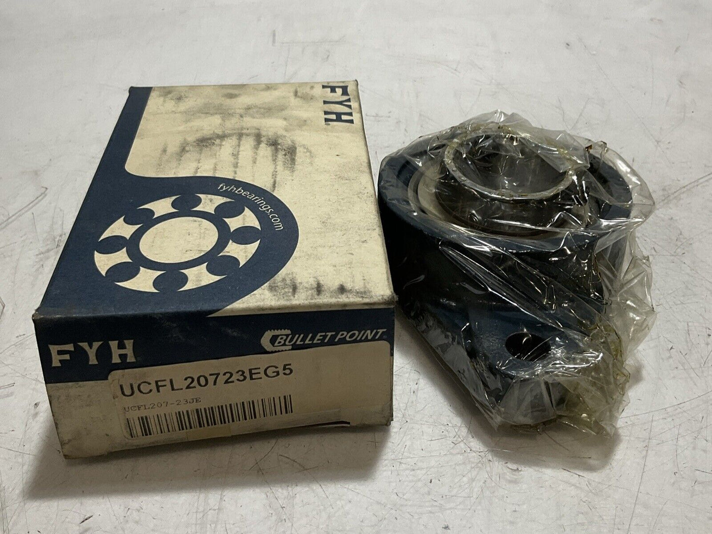 FYH UCFL20723EG5 FLANGE BEARING UNIT 2 BOLT N3M
