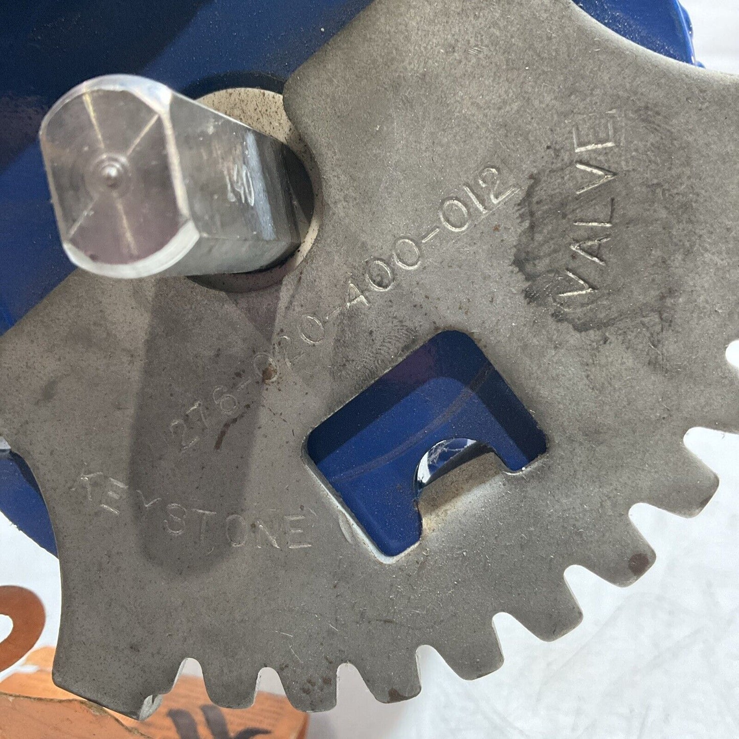 KEYSTONE 276-620-400-012 BUTTERFLY VALVE WITH SPRING LOADED HAND TOOL N3M