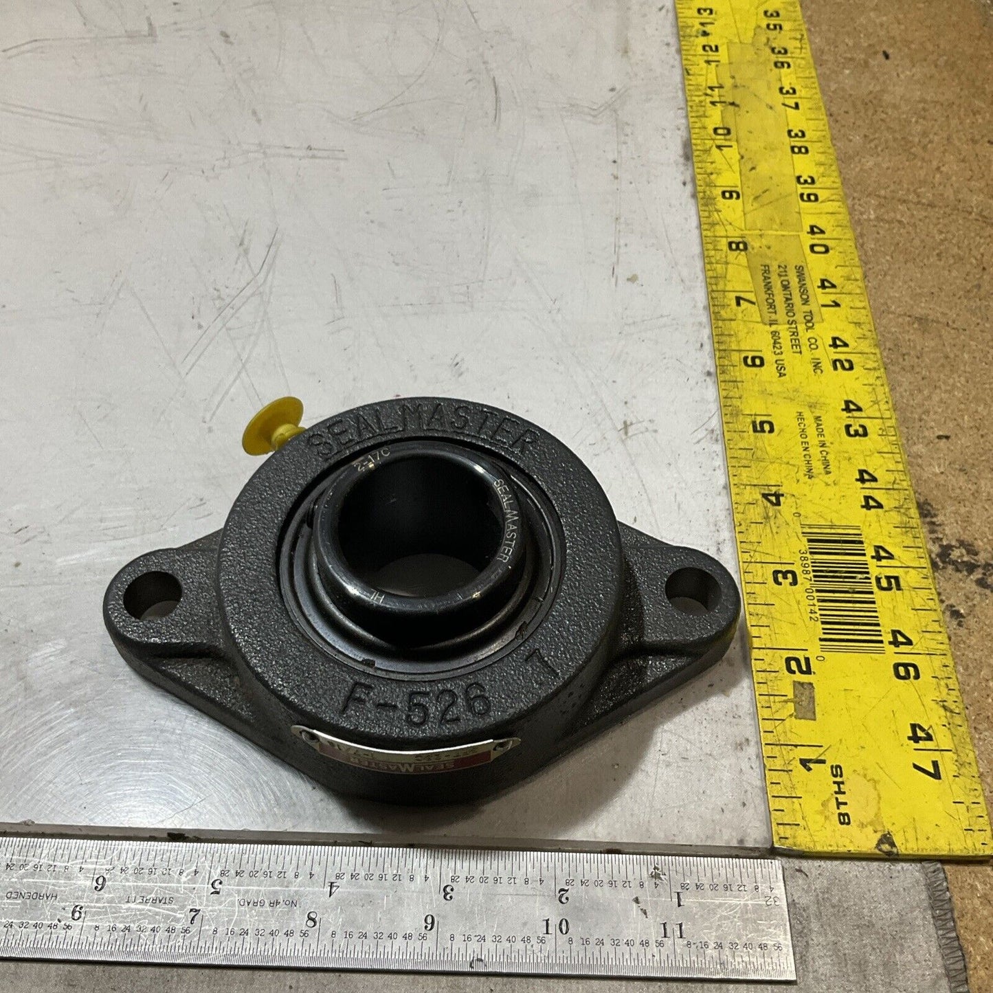 SEALMASTER SFT-23C GOLD LINE FLANGE BALL BEARING UNIT 1-7/16" N3M