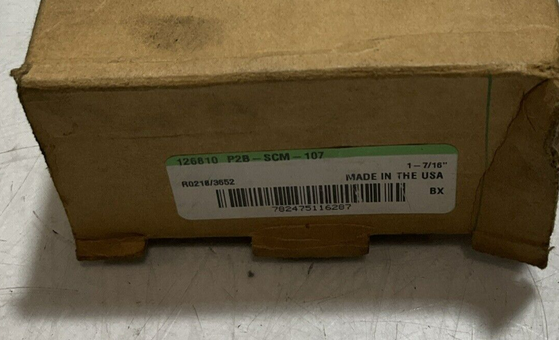 DODGE 126810 P28-SCM-107 PILLOW BLOCK BALL BEARINGS 1-7/16" 2 BOLT N3M