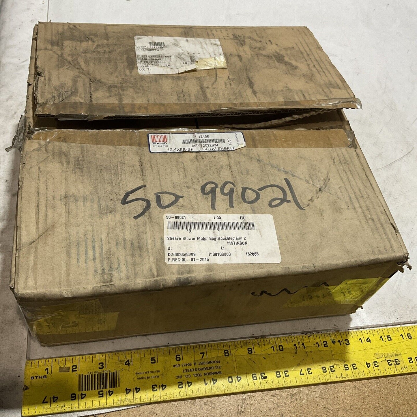 TB WOODS 717-264-7161 SHEAVE FOR BLOWERMOTOR HOUSE RECLAIM N3M