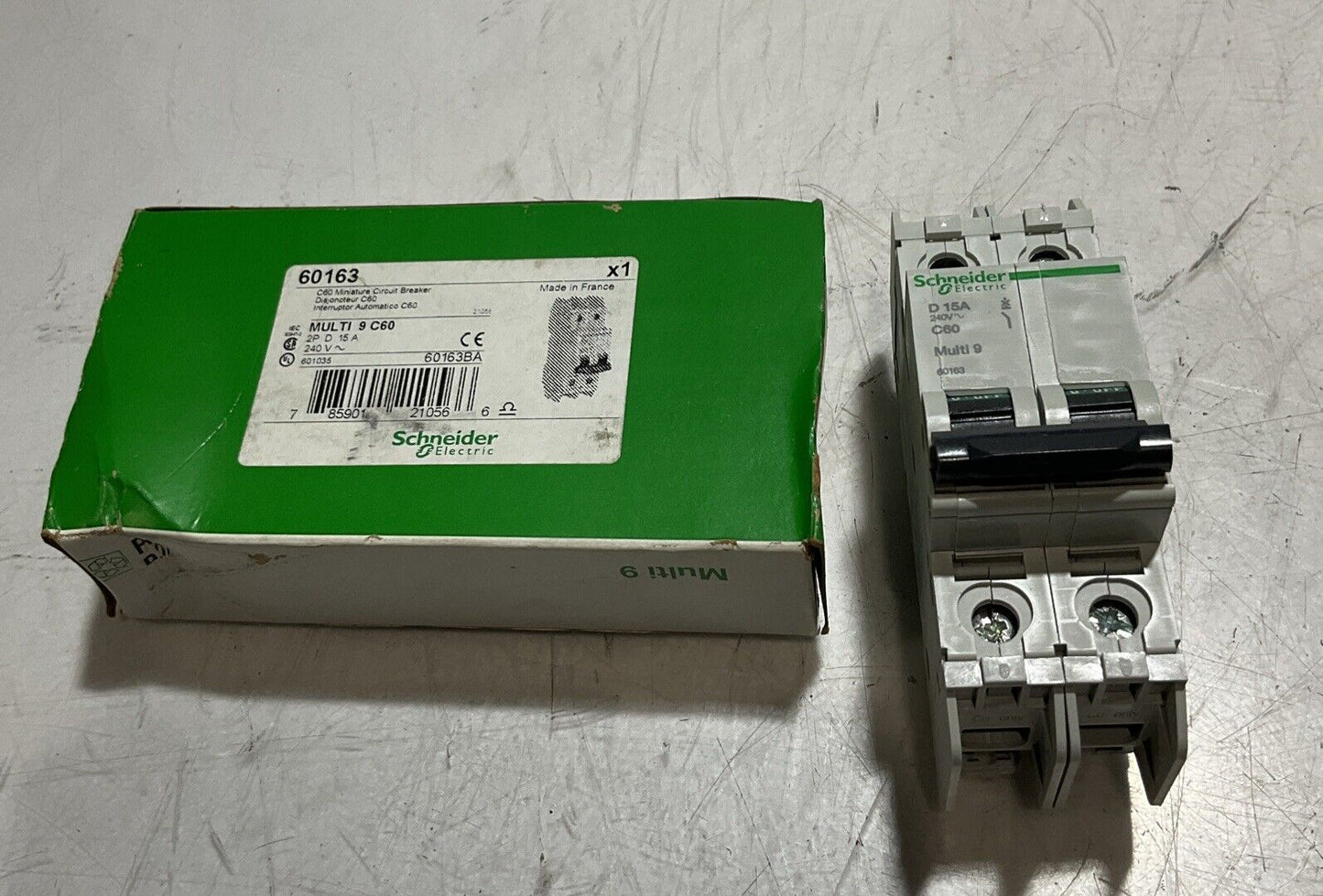 SCHNEIDER Electric 60163 CIRCUIT BREAKER 2POLES U3S