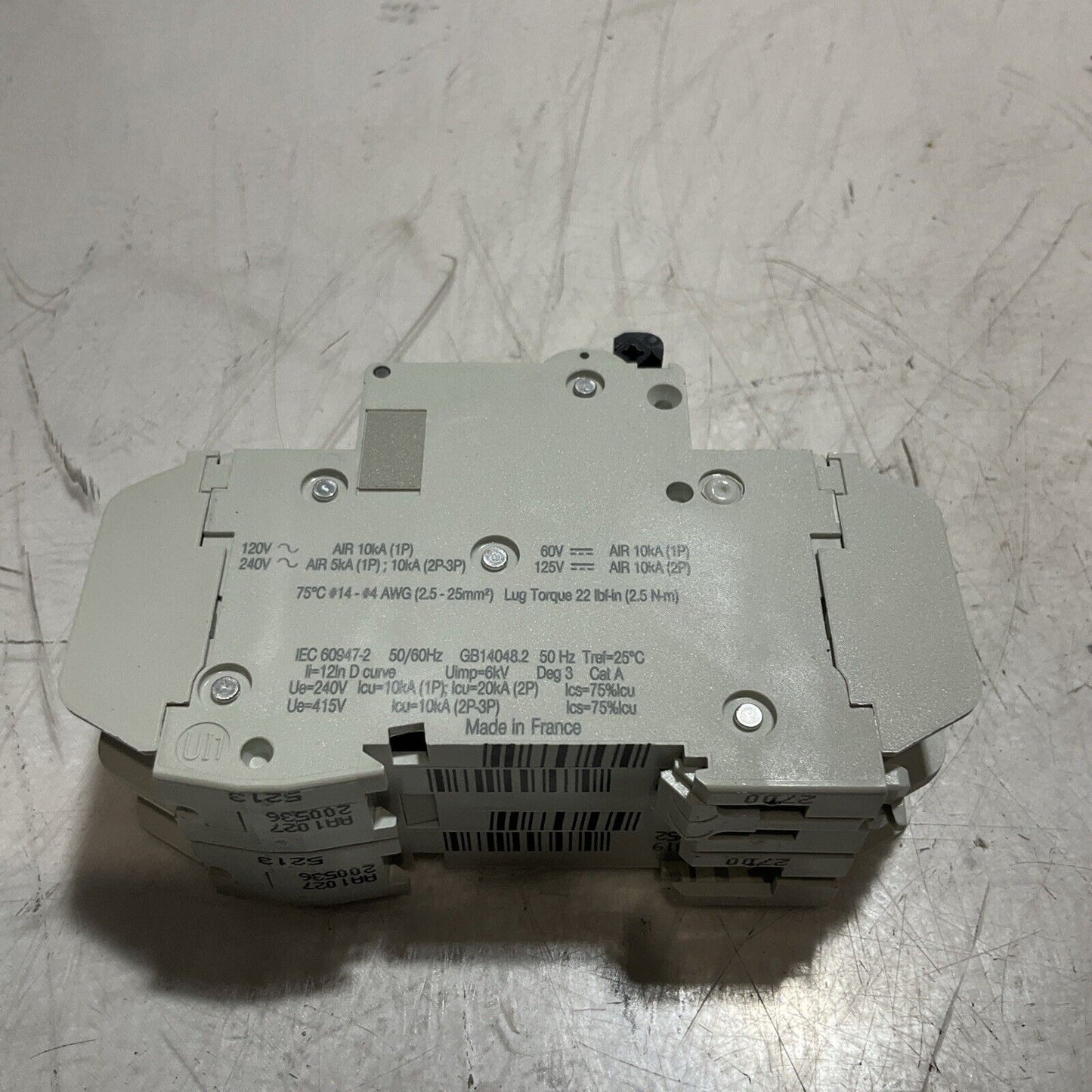 SCHNEIDER Electric 60163 CIRCUIT BREAKER 2POLES U3S