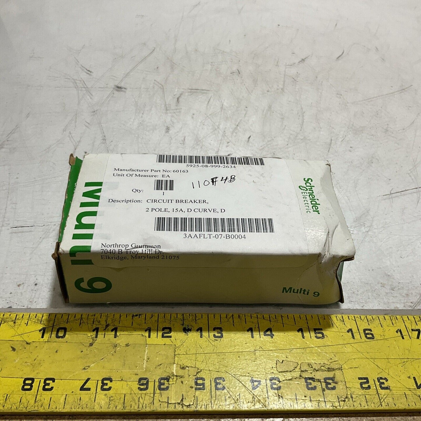 SCHNEIDER Electric 60163 CIRCUIT BREAKER 2POLES U3S
