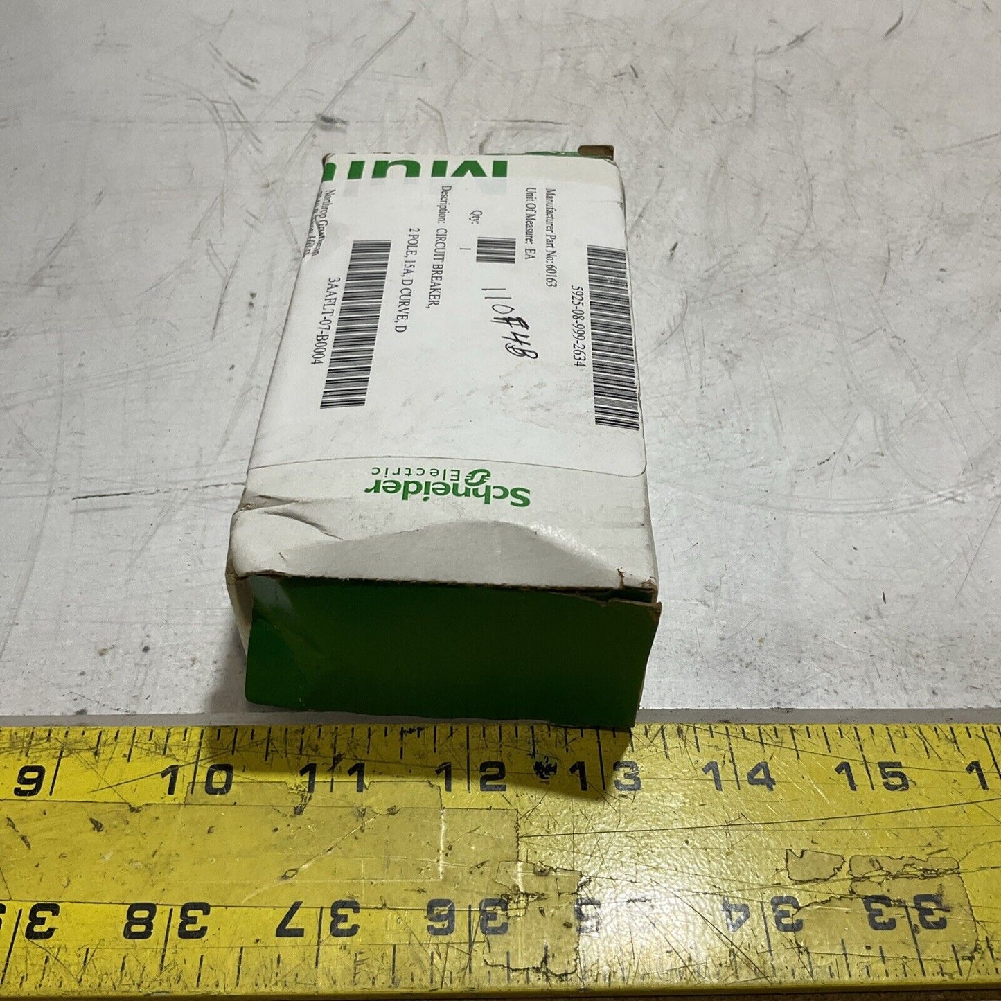 SCHNEIDER Electric 60163 CIRCUIT BREAKER 2POLES U3S