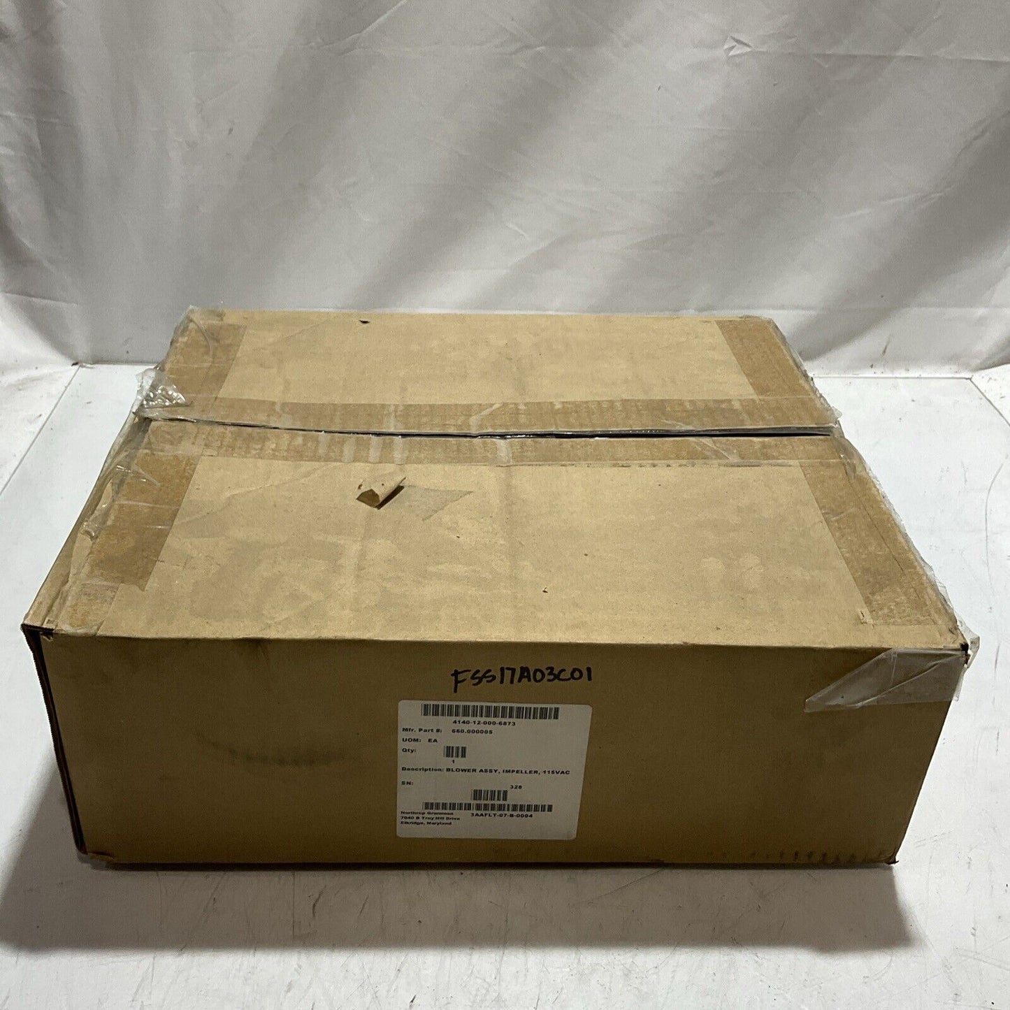 IMS BMI BLOWER 540 SCFM 2570 RPM SERIES 328 BLOWER ASSEMBLY IMPELLER U3S