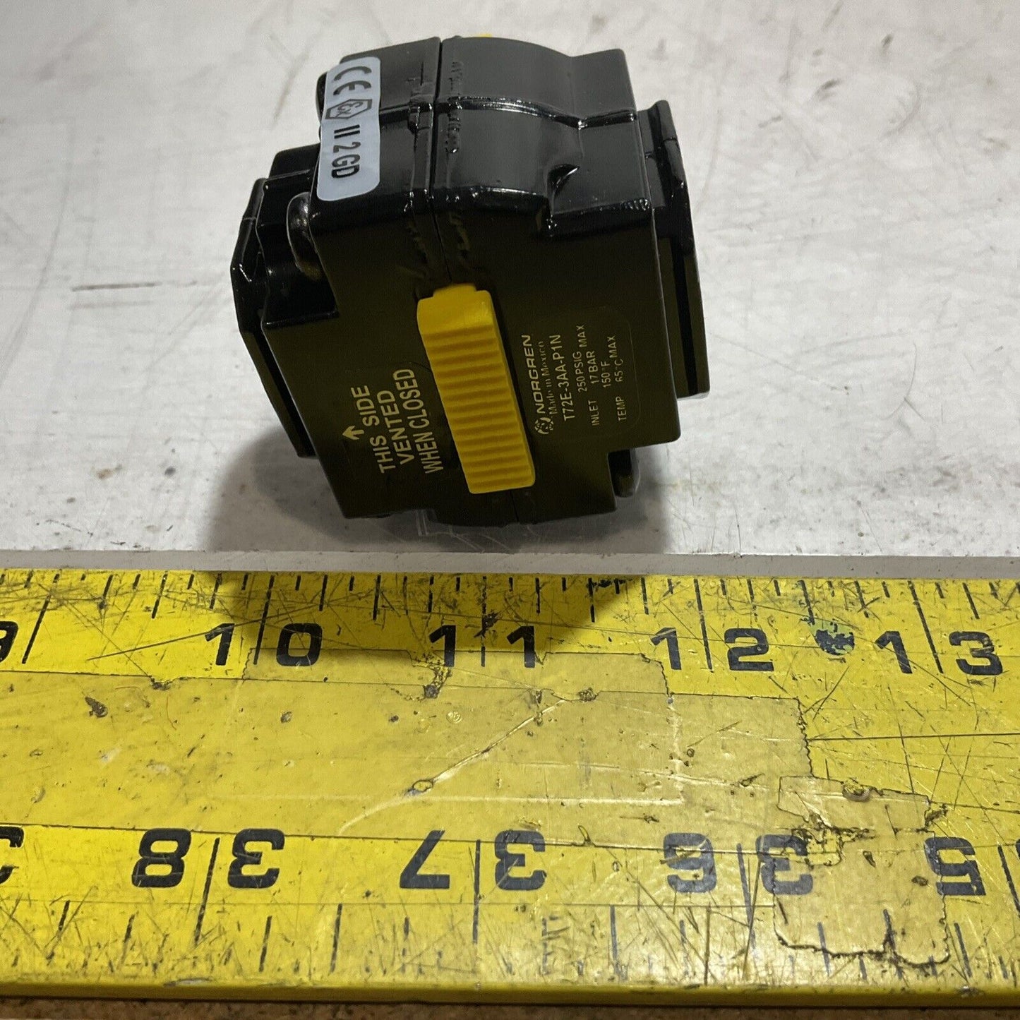 NORGREN T72E-3AA-P1N SHUT-OFF VALVE W/LOCK U3S