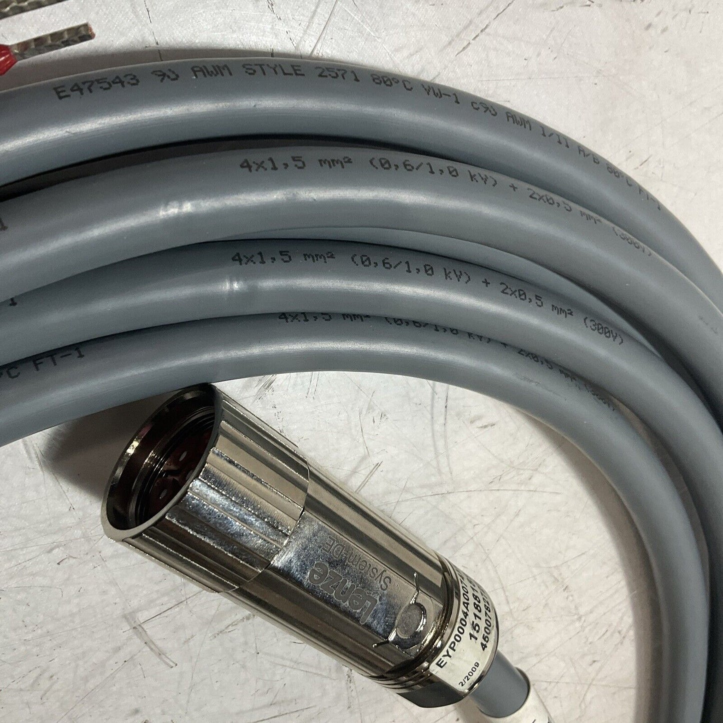 LENZE SYSTEM-DE 13227507 MOTOR CABLE ASSEMBLY U3S