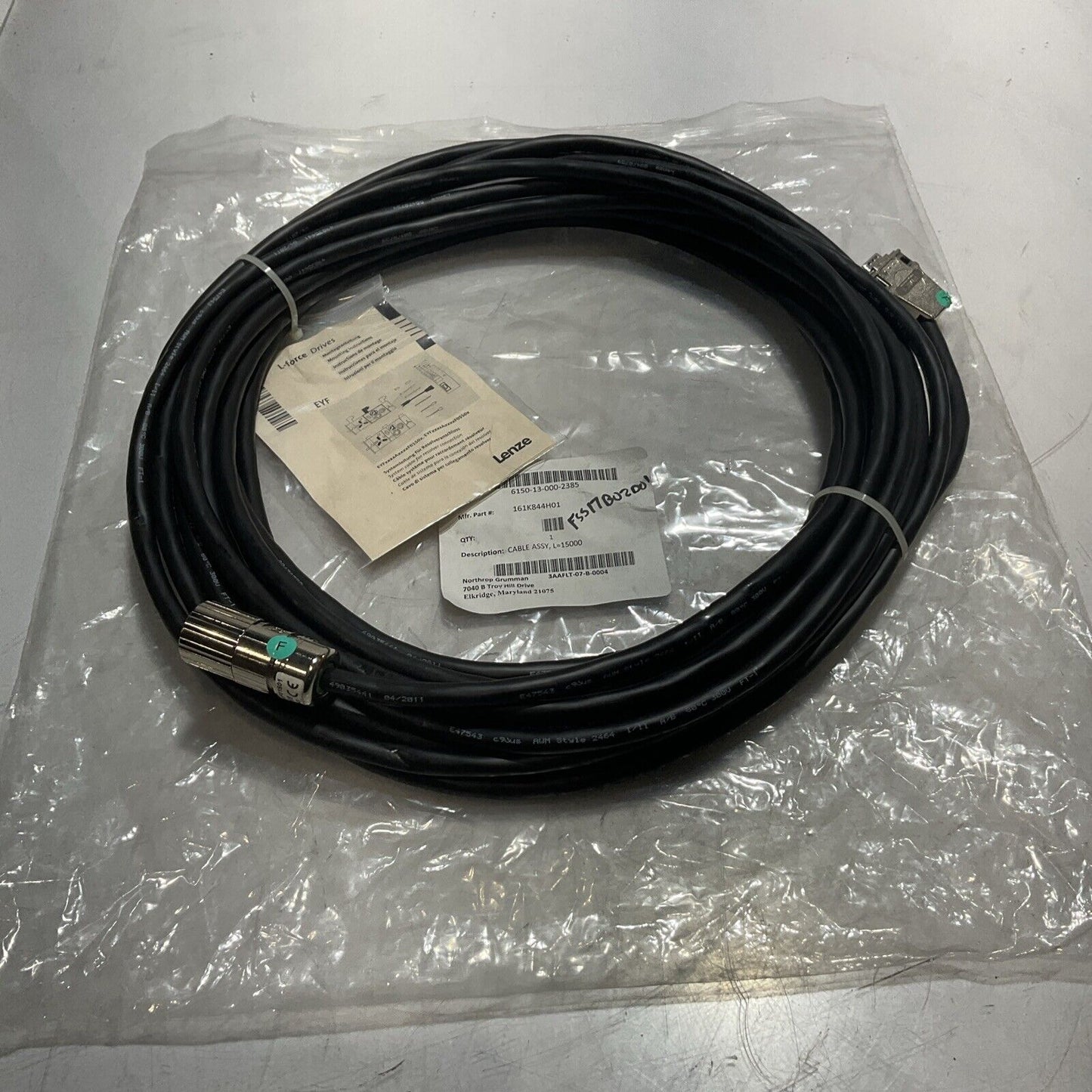 LENZE 49035441 CABLE ASSEMBLY U3S