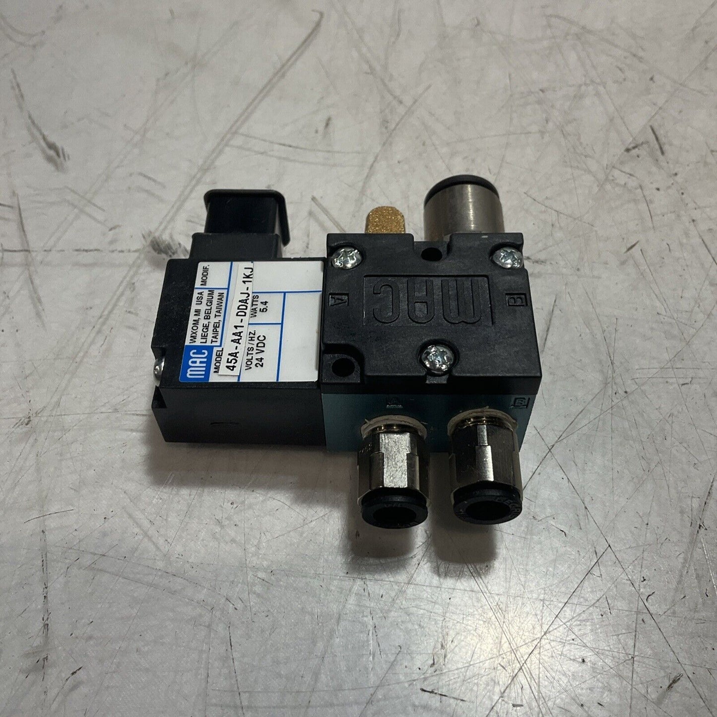 MAC 45A-AA1-DDAJ-1KJ SOLENOID VALVE U3S