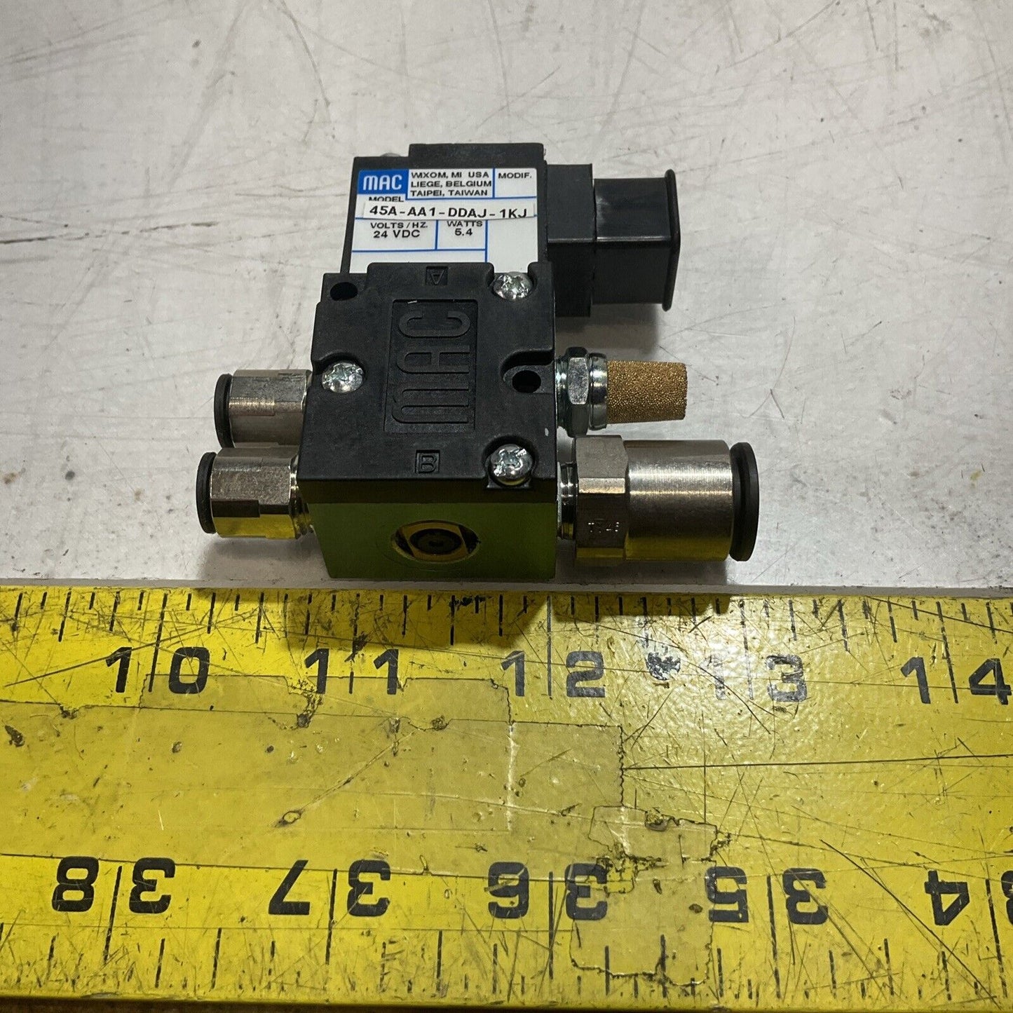 MAC 45A-AA1-DDAJ-1KJ SOLENOID VALVE U3S