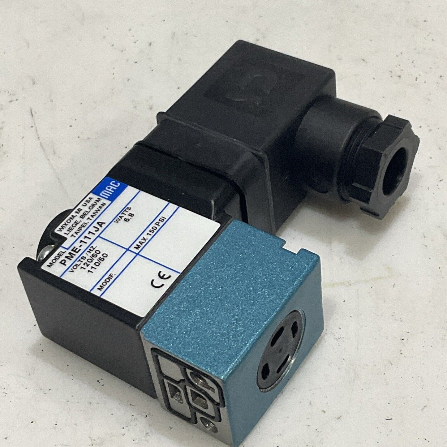 MAC PME-111JA PNEUMATIC SOLENOID VALVE 120/110 V 50/60 HZ 6.8 W U3S
