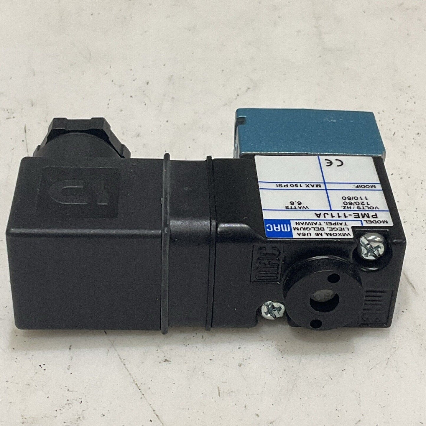 MAC PME-111JA PNEUMATIC SOLENOID VALVE 120/110 V 50/60 HZ 6.8 W U3S