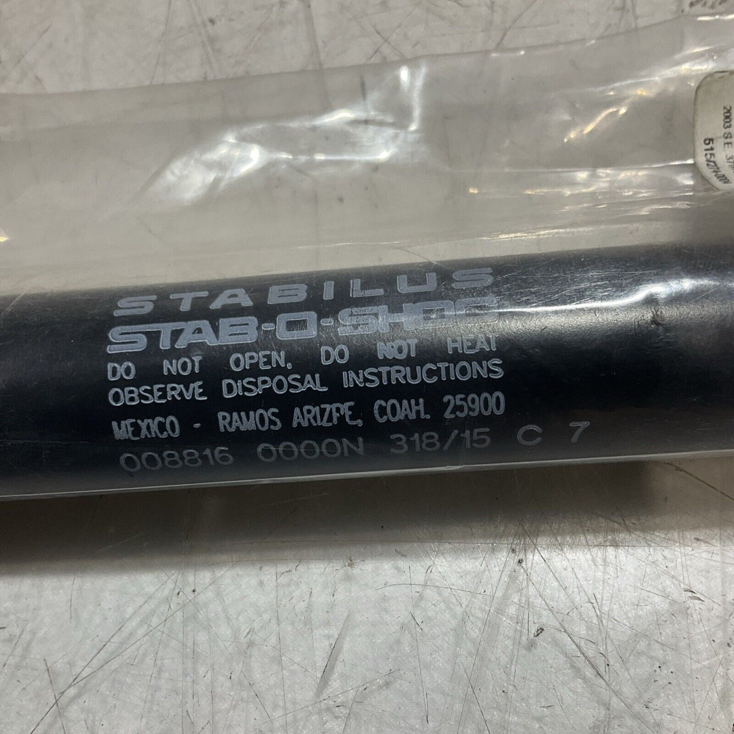 STABILUS STAB-O-SCHOC 008816 0000N 318/15C7 HYDRAULIC DAMPER U3S