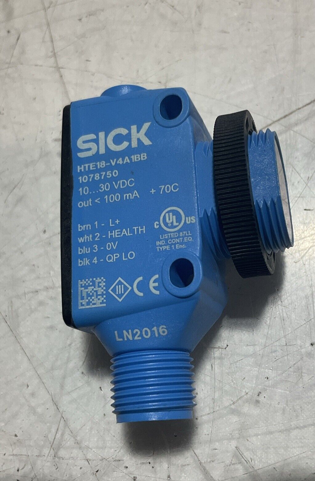 SICK HTE18-V4A1BB 1078750 PHOTOELECTRIC SENSOR LOT OF 2 U3S