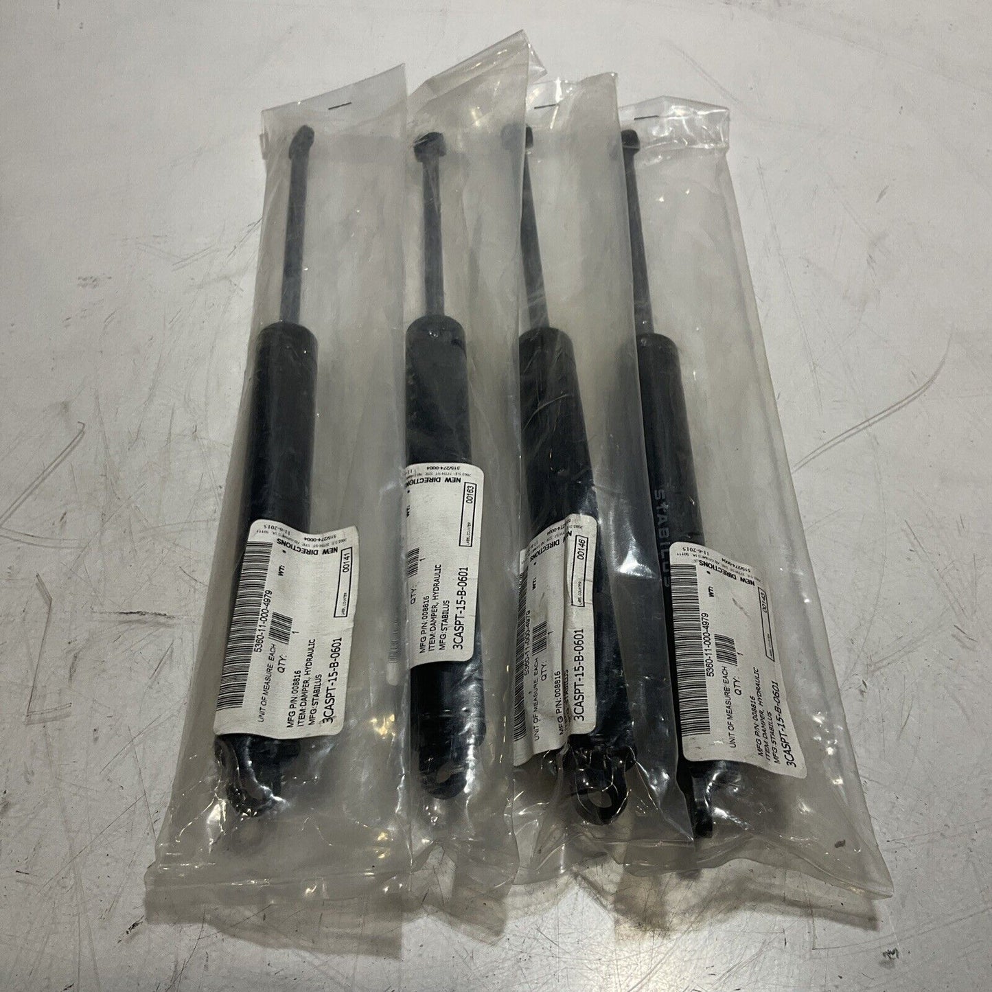 STABILUS STAB-O-SCHOC 008816000N 262/15A5 HYDRAULIC DAMPER LOT OF 4 U3S