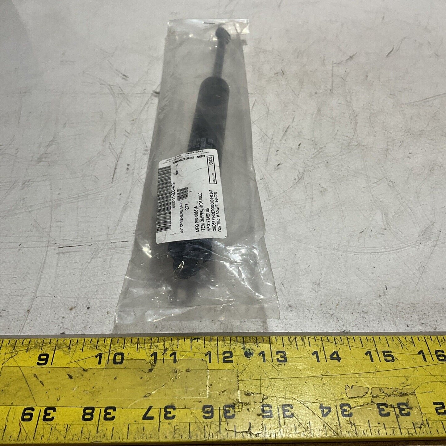 STABILUS STAB-0-SHOC 008816 0000N 133/22B3 HYDRAULIC DAMPER U3S