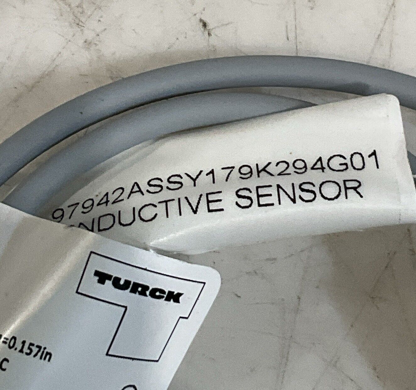 TURCK BI4-Q06-AP6X2 S1174 FLAT INDUCTIVE SENSOR ASSEMBLY U3S