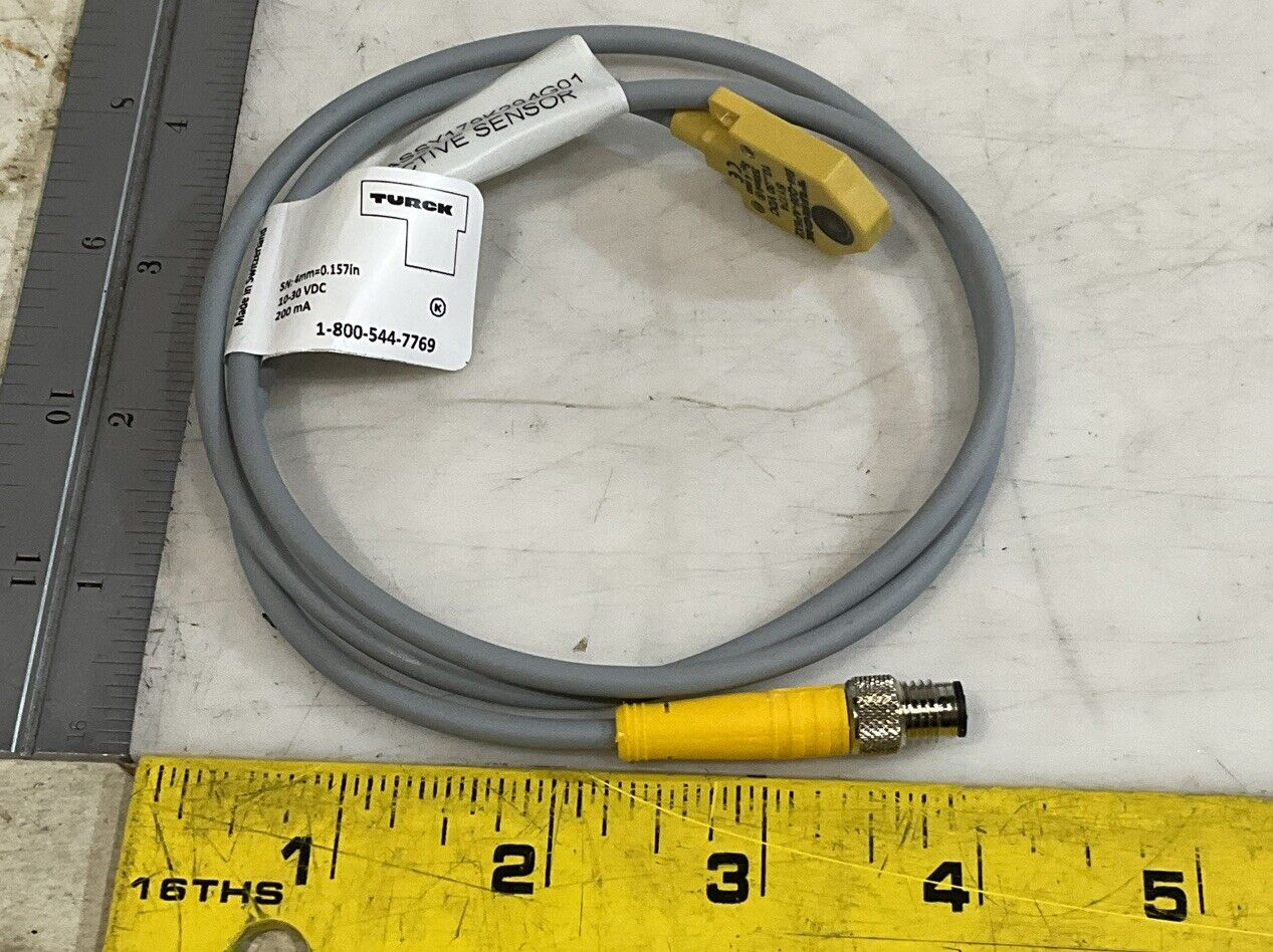 TURCK BI4-Q06-AP6X2 S1174 FLAT INDUCTIVE SENSOR ASSEMBLY U3S