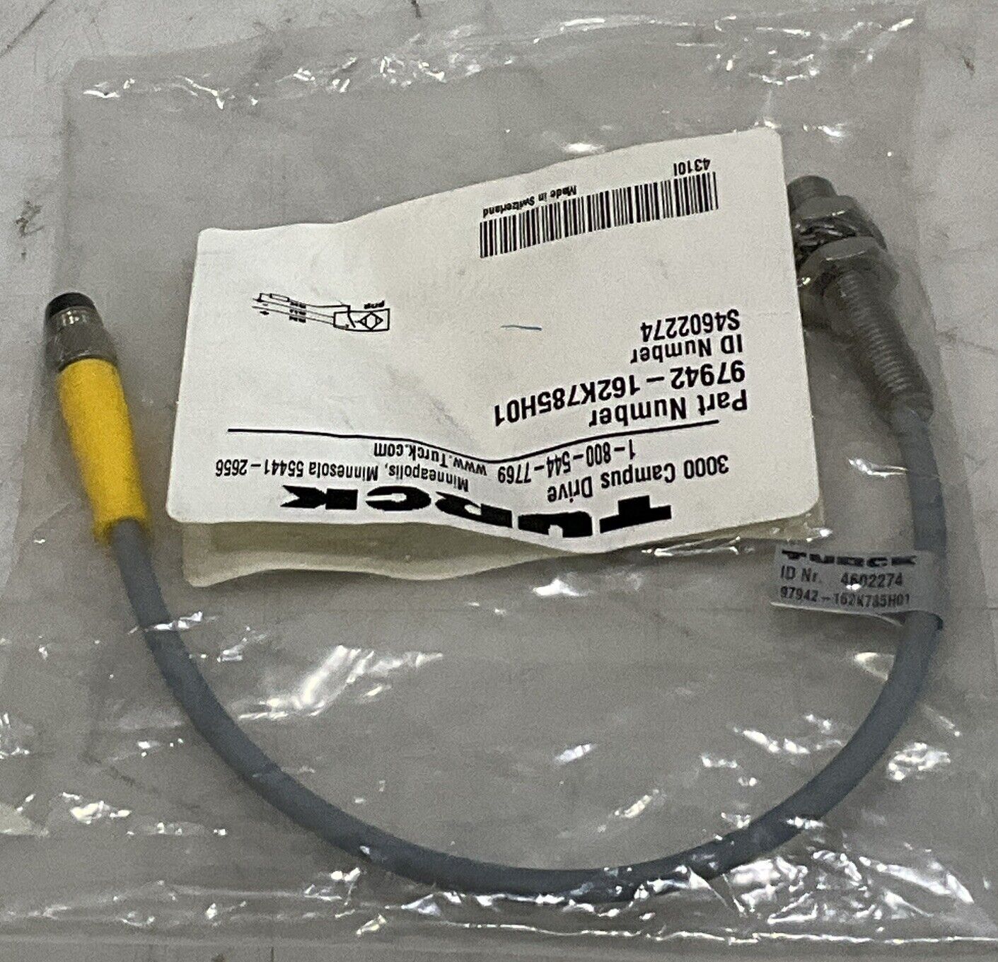 TURCK 97942-162K785H01 S4602274 INDUCTIVE SENSOR U3S