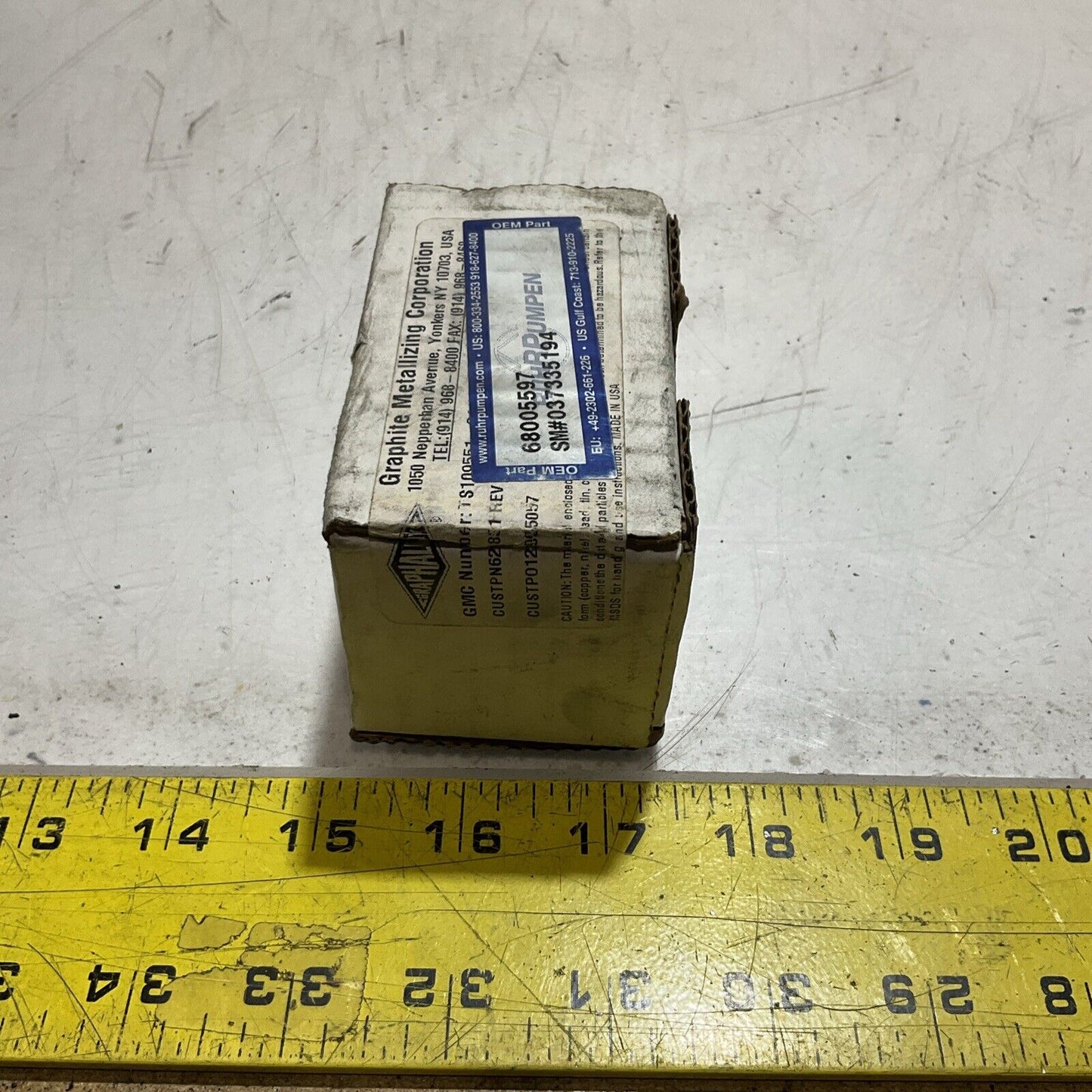 GRAPHALLOY 68005597 SM#037335194 BEARINGS SPOOL PIECE BYRON JACKSON 620831 554
