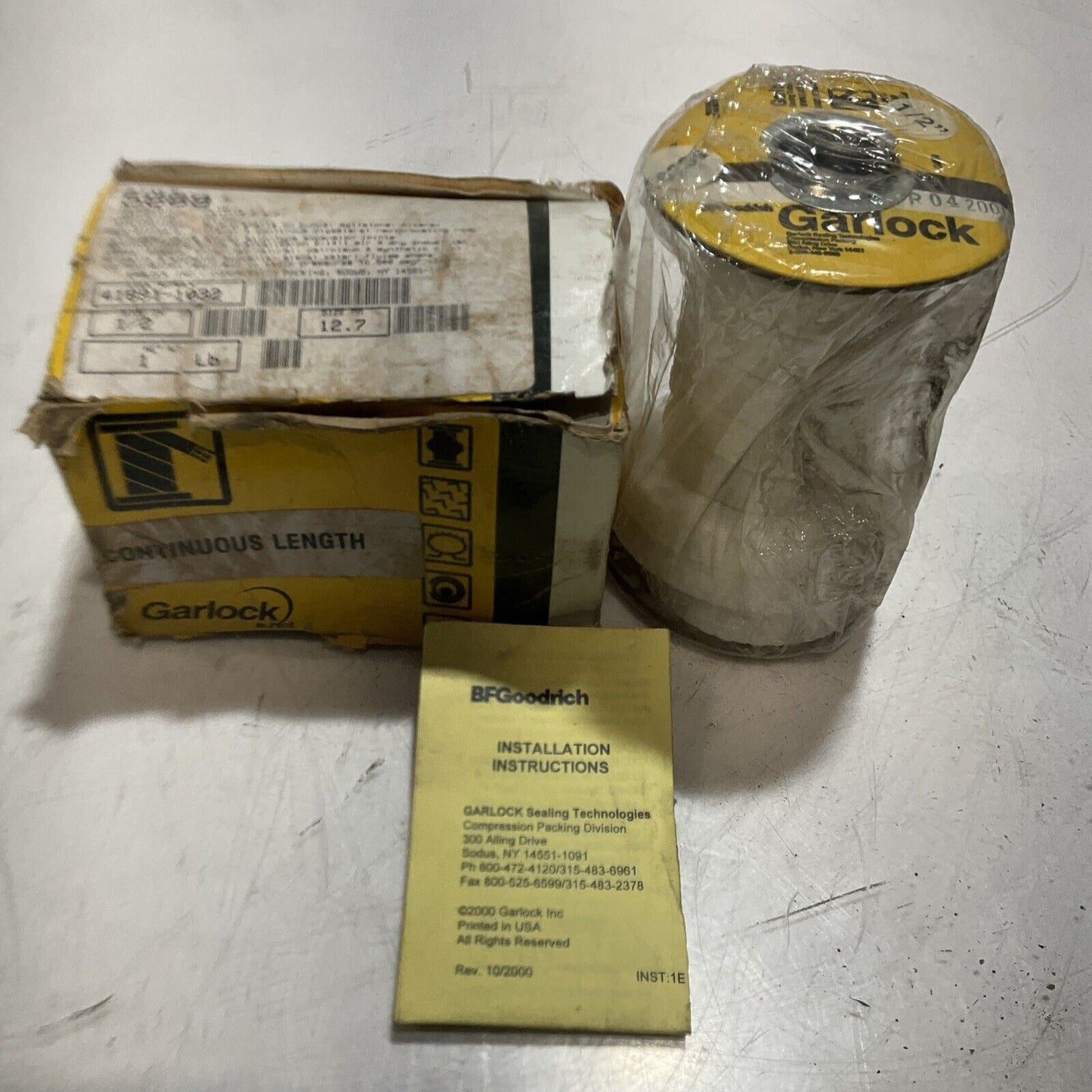 GARLOCK 5889 COMPRESSION PACKINGS 554