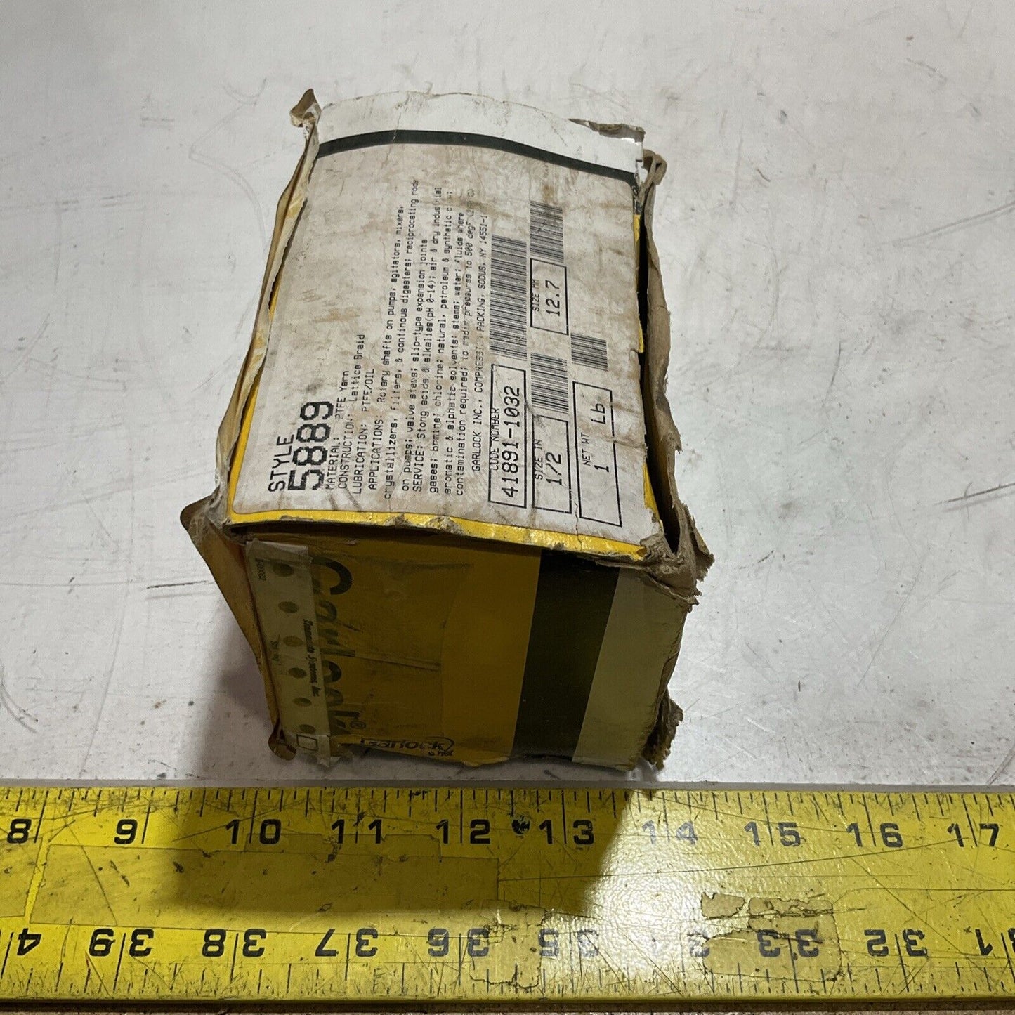GARLOCK 5889 COMPRESSION PACKINGS 554