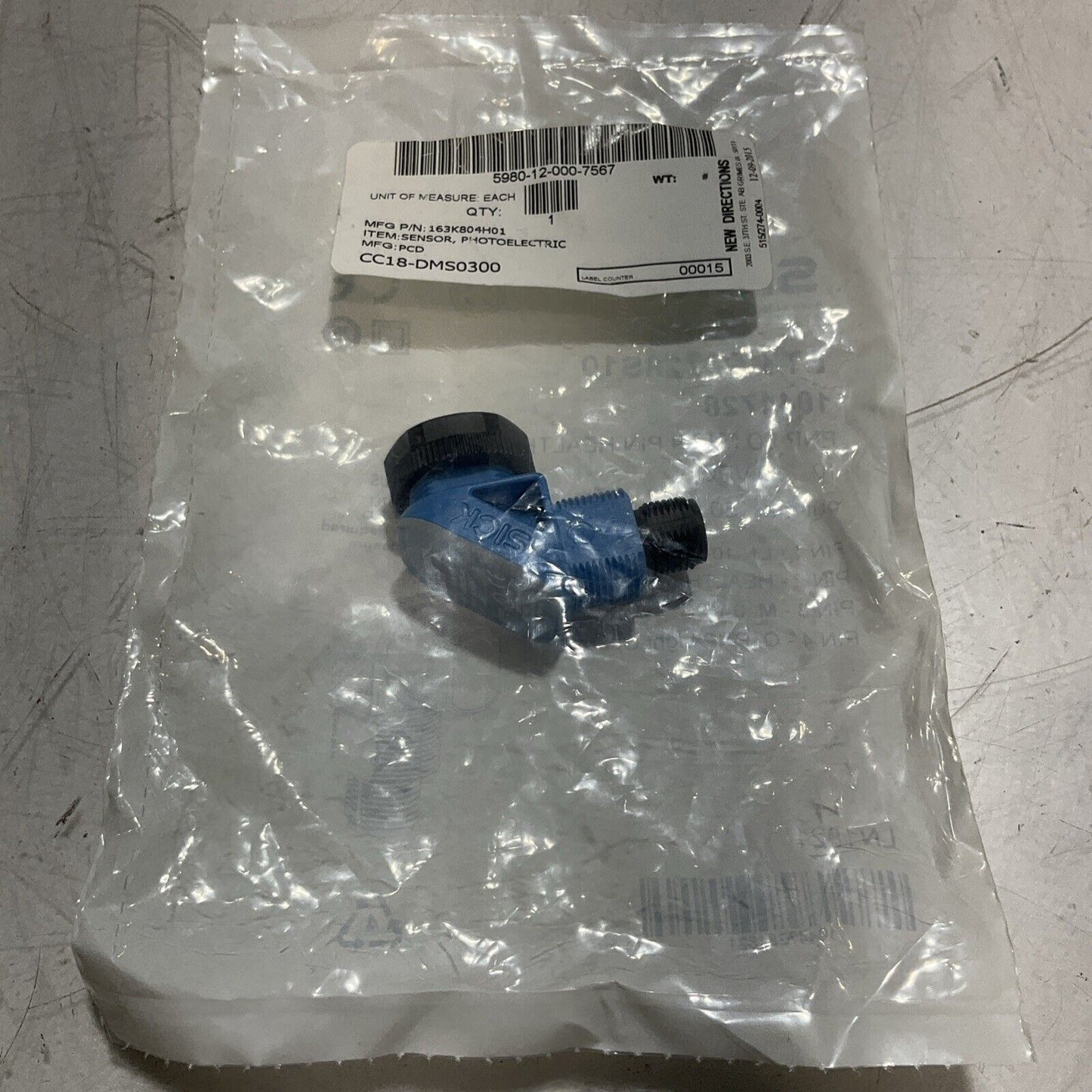 SICK ET3-P0728S10 PHOTOELECTRIC SENSOR 30VDC U3S