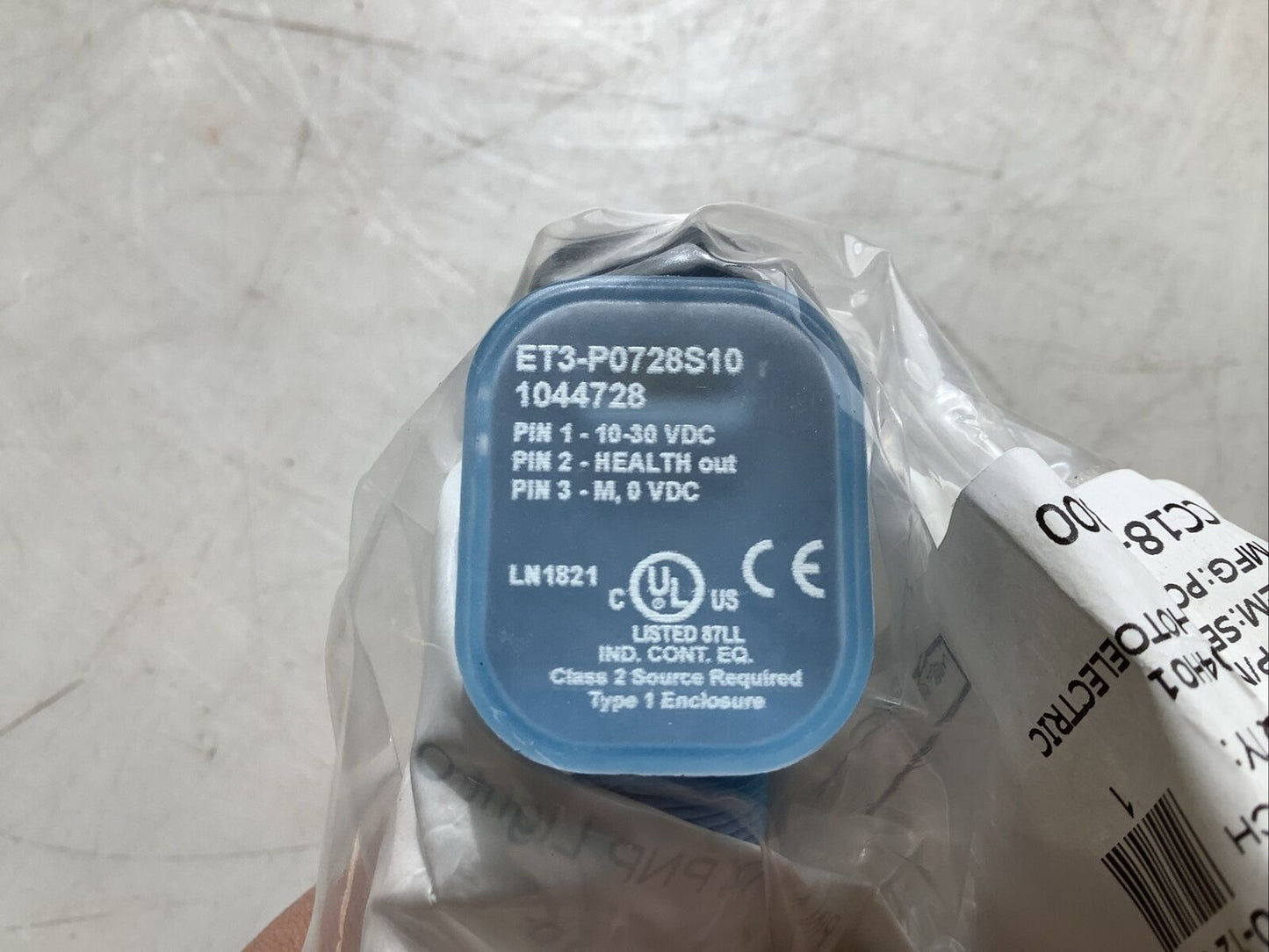 SICK 1044728 ET3-P0728S10 PHOTOELECTRIC SENSOR U3S