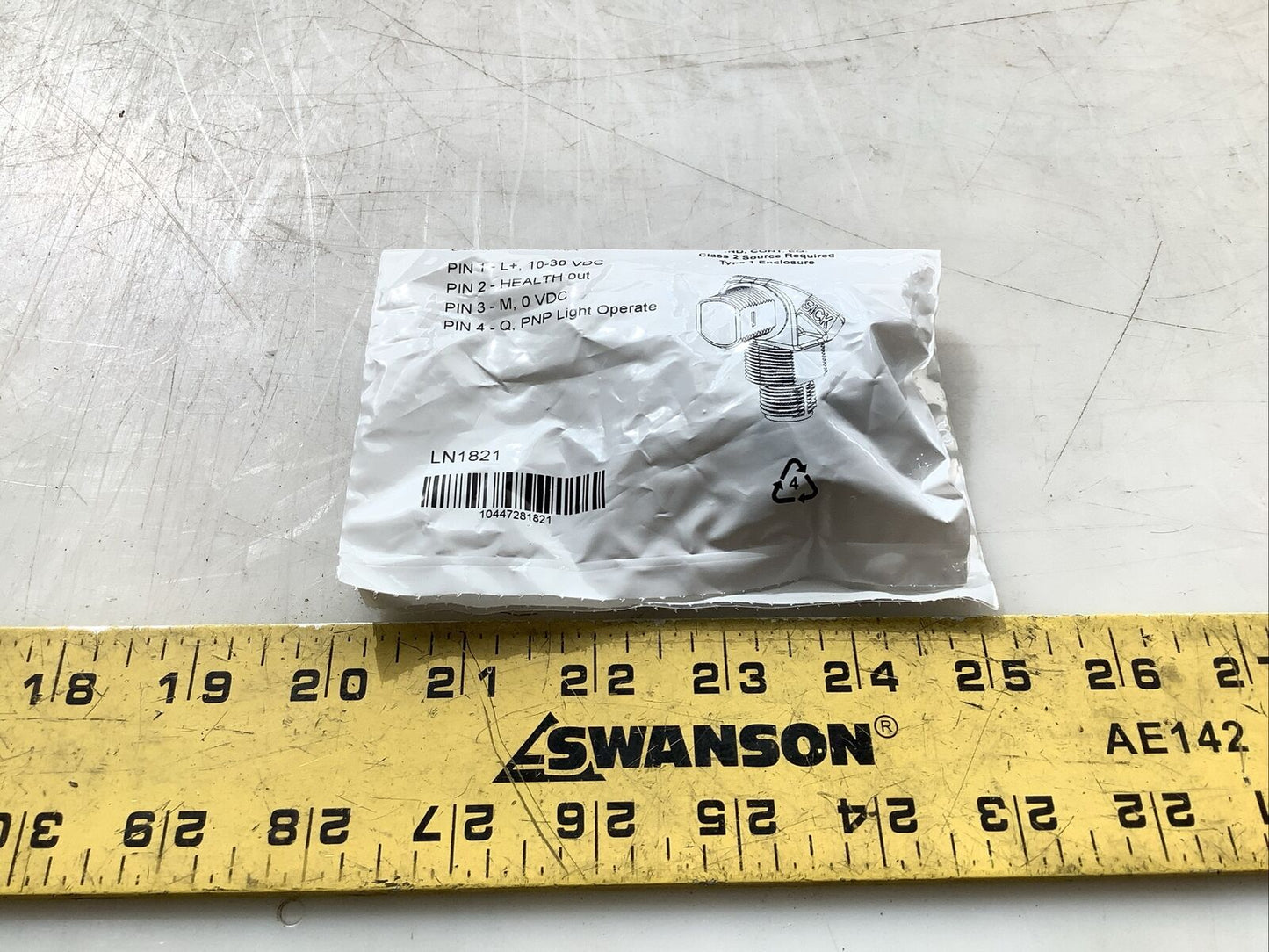 SICK 1044728 ET3-P0728S10 PHOTOELECTRIC SENSOR U3S