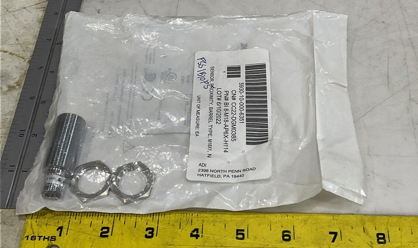 TURCK BI8-M18-AP6X-H1141 46150 PROXIMITY SENSOR U3S
