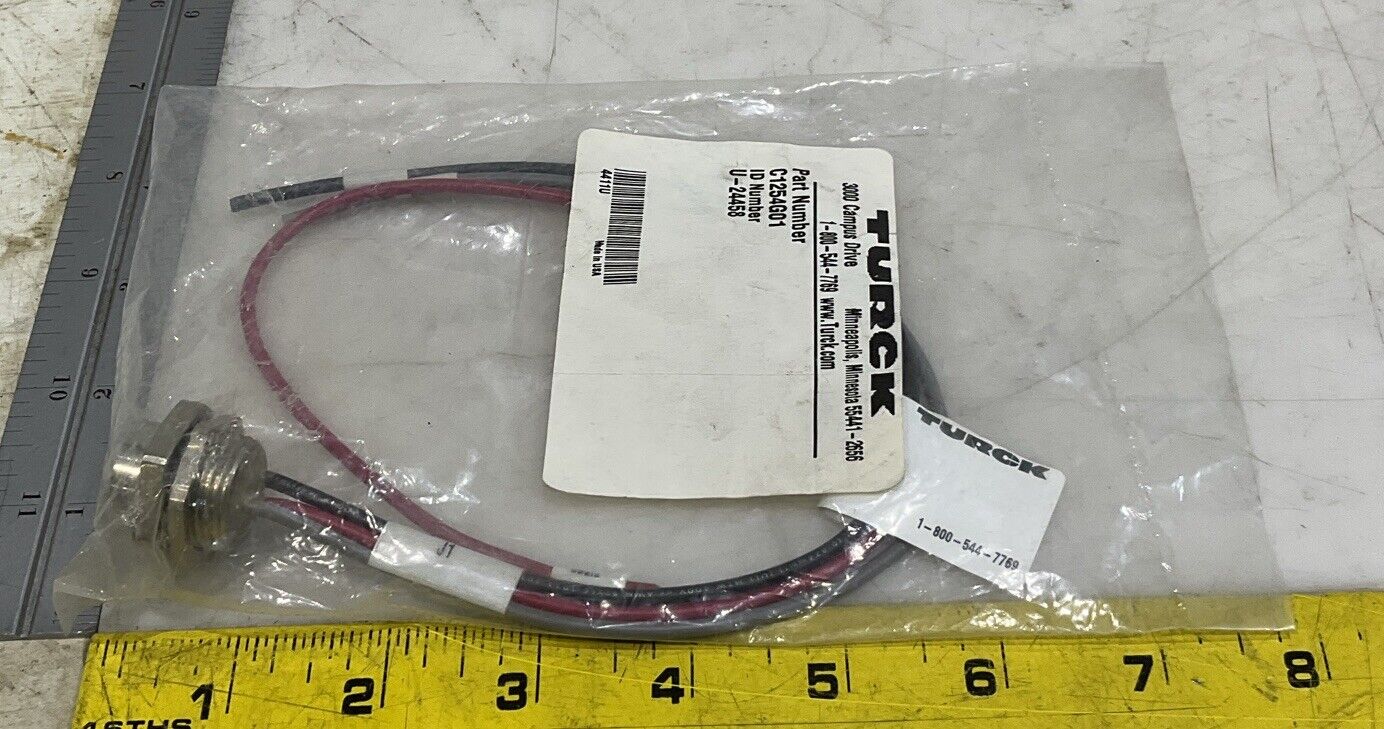 TURCK C1254G01 U-24458 M16 CABLE ASSEMBLY U3S