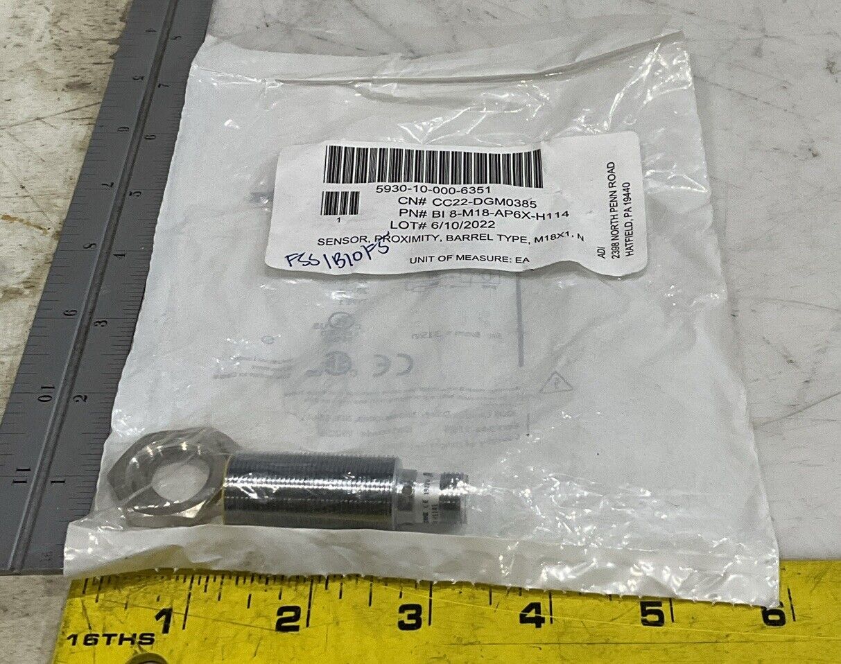 TURCK BI8-M18-AP6X-H1141 46150 PROXIMITY SENSOR U3S