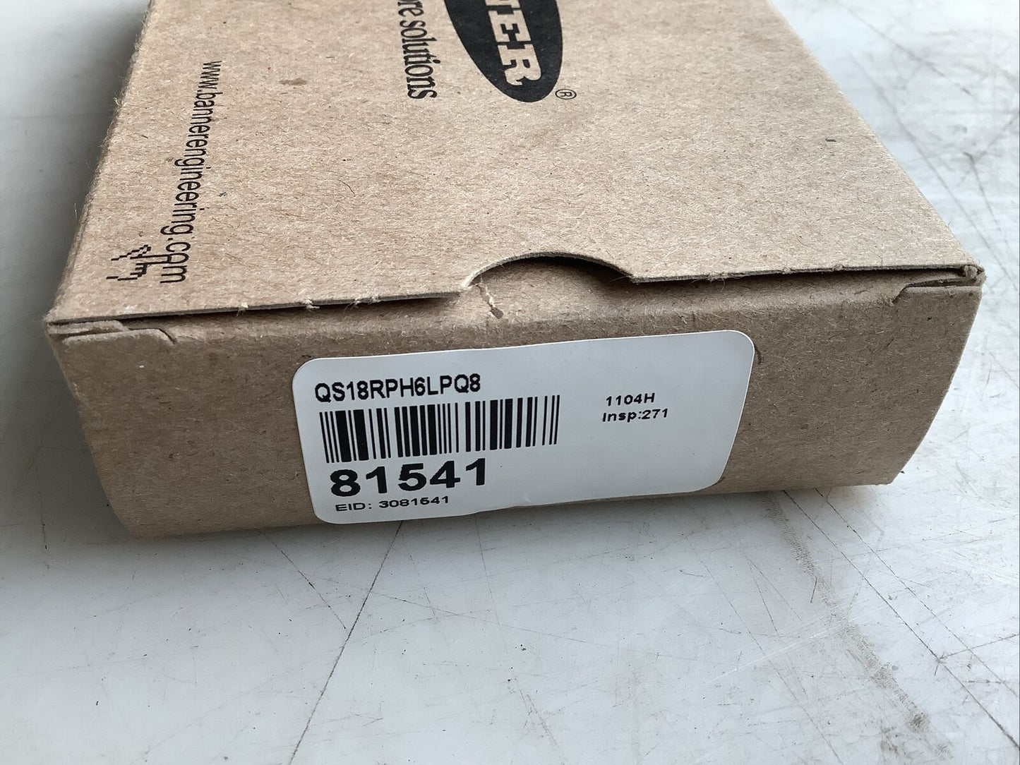 BANNER QS18RPH6LPQ8 81541 PHOTOELECTRIC SENSOR U3S