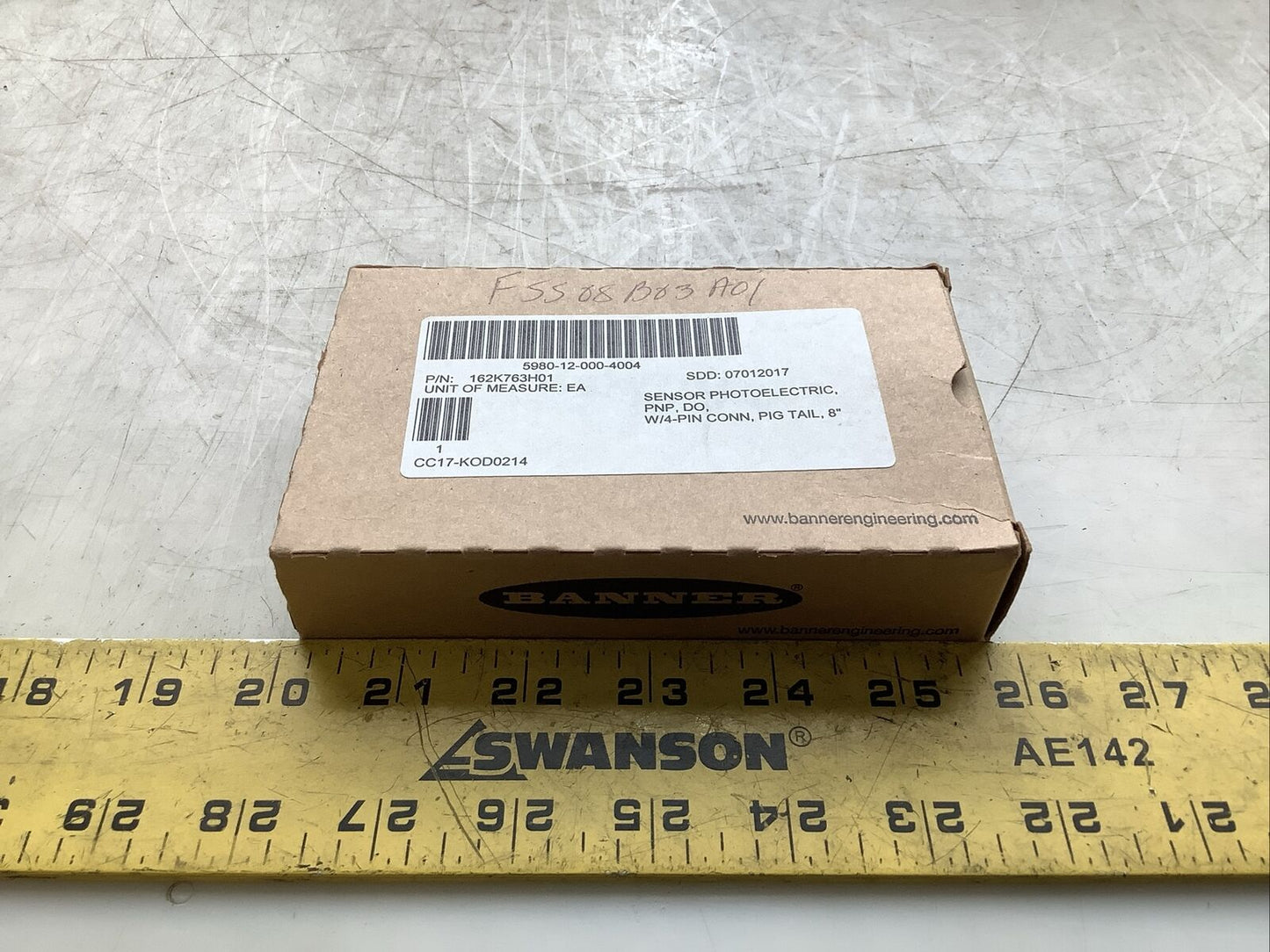 BANNER QS18VP6LP-77853 PHOTOELECTRIC SENSOR U3S