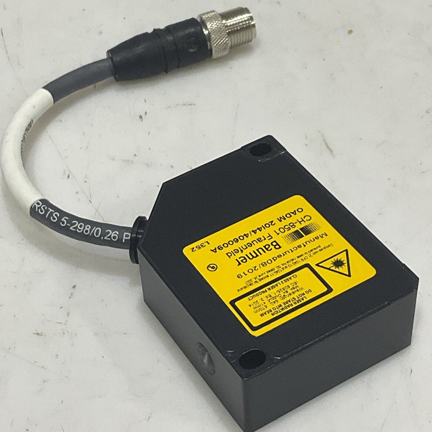 BAUMER OADM 20I44/406009A PHOTOELECTRIC DISTANCE SENSOR LONG 28V RANGE 675NM U3S